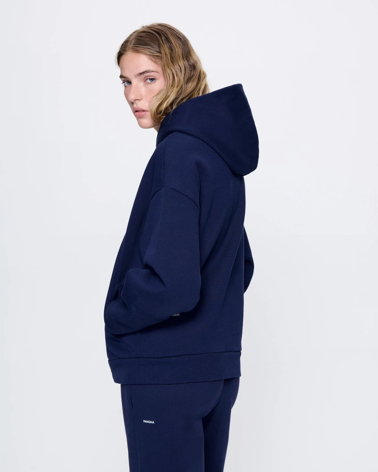 Womens 365 Heavyweight Hoodie—navy - Image 7