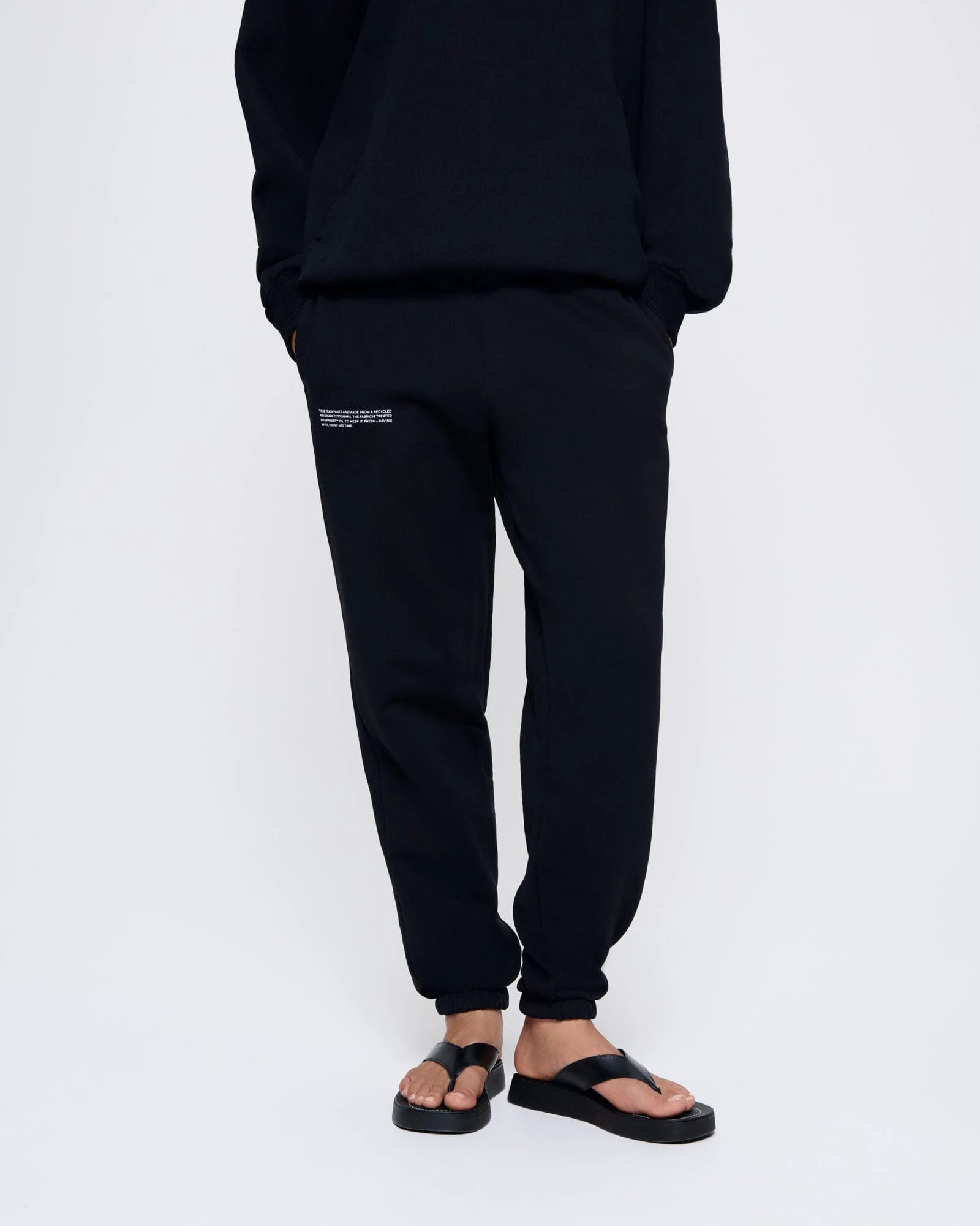 Womens 365 Heavyweight Track Pants—black - Image 4