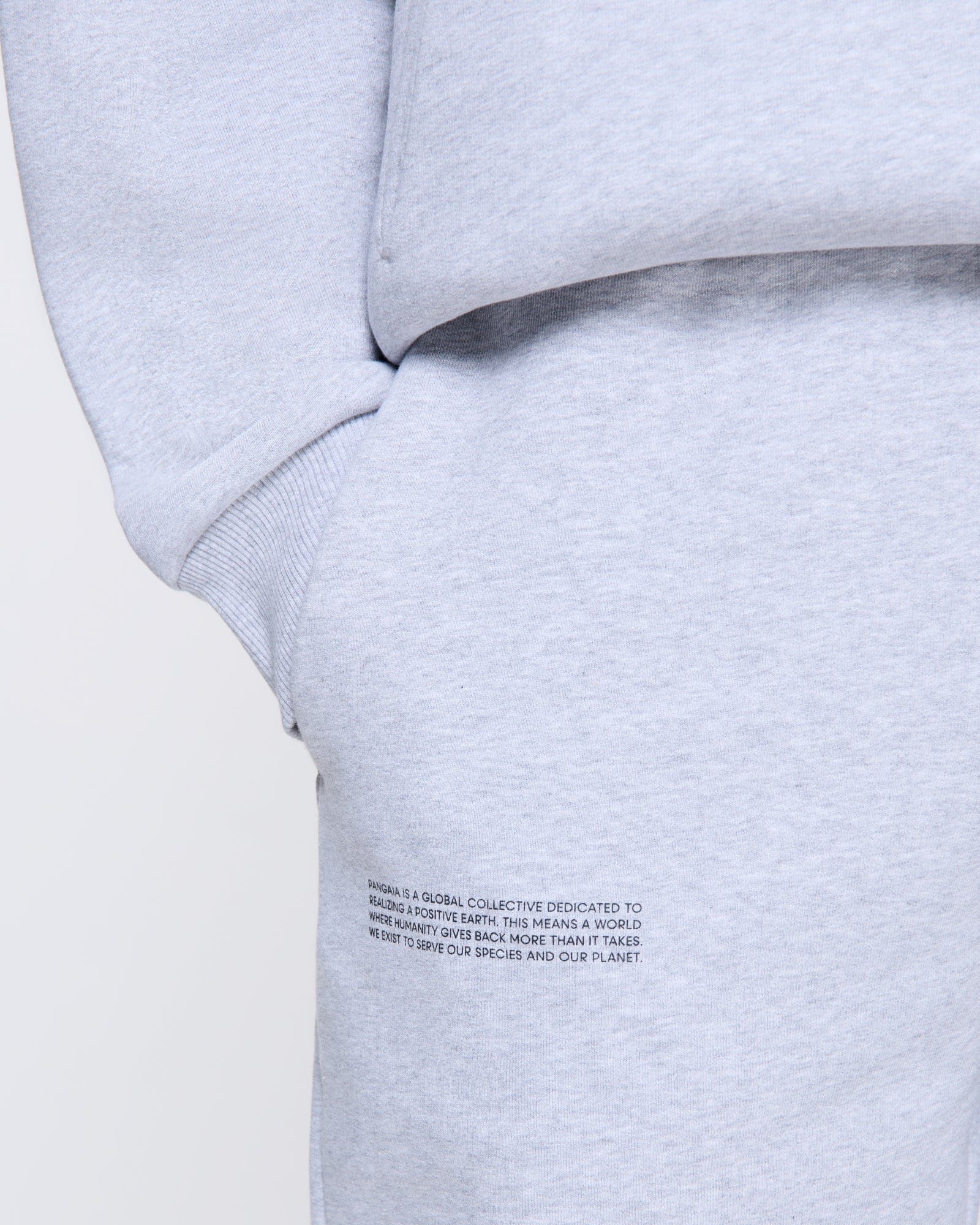 Womens 365 Heavyweight Track Pants—grey marl - Image 4