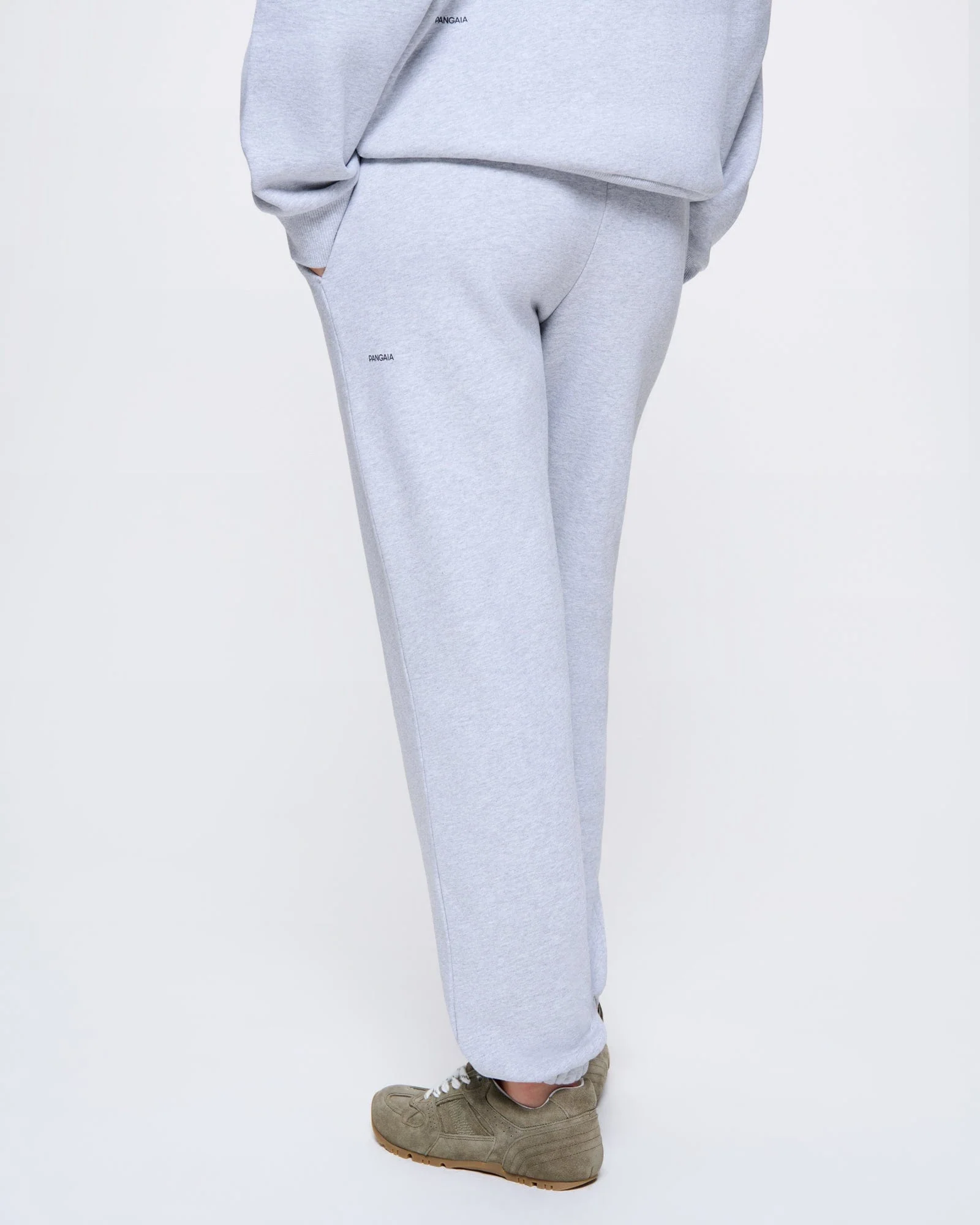 Womens 365 Heavyweight Track Pants—grey marl - Image 5