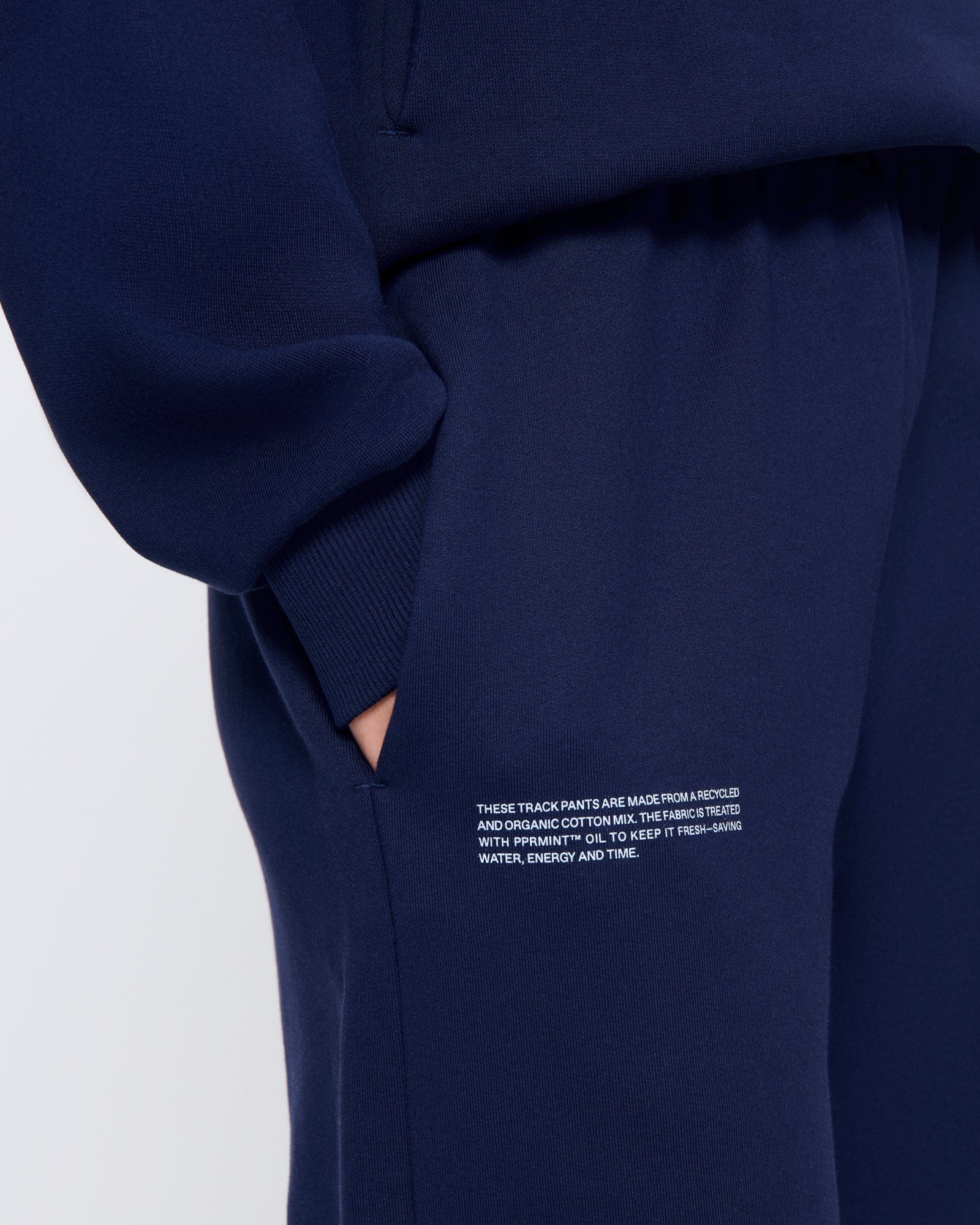 Womens 365 Heavyweight Track Pants—navy - Image 4