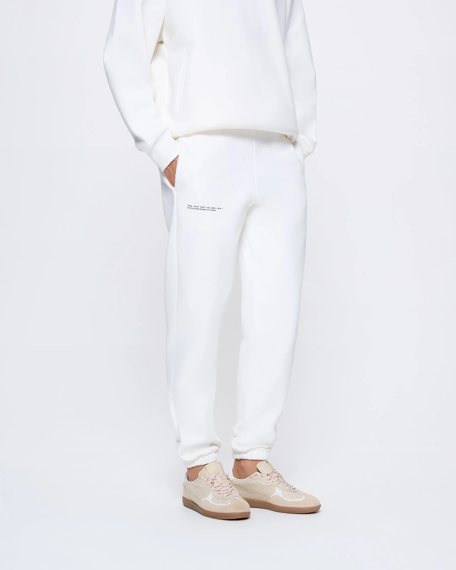 Womens 365 Heavyweight Track Pants—off-white - Image 3
