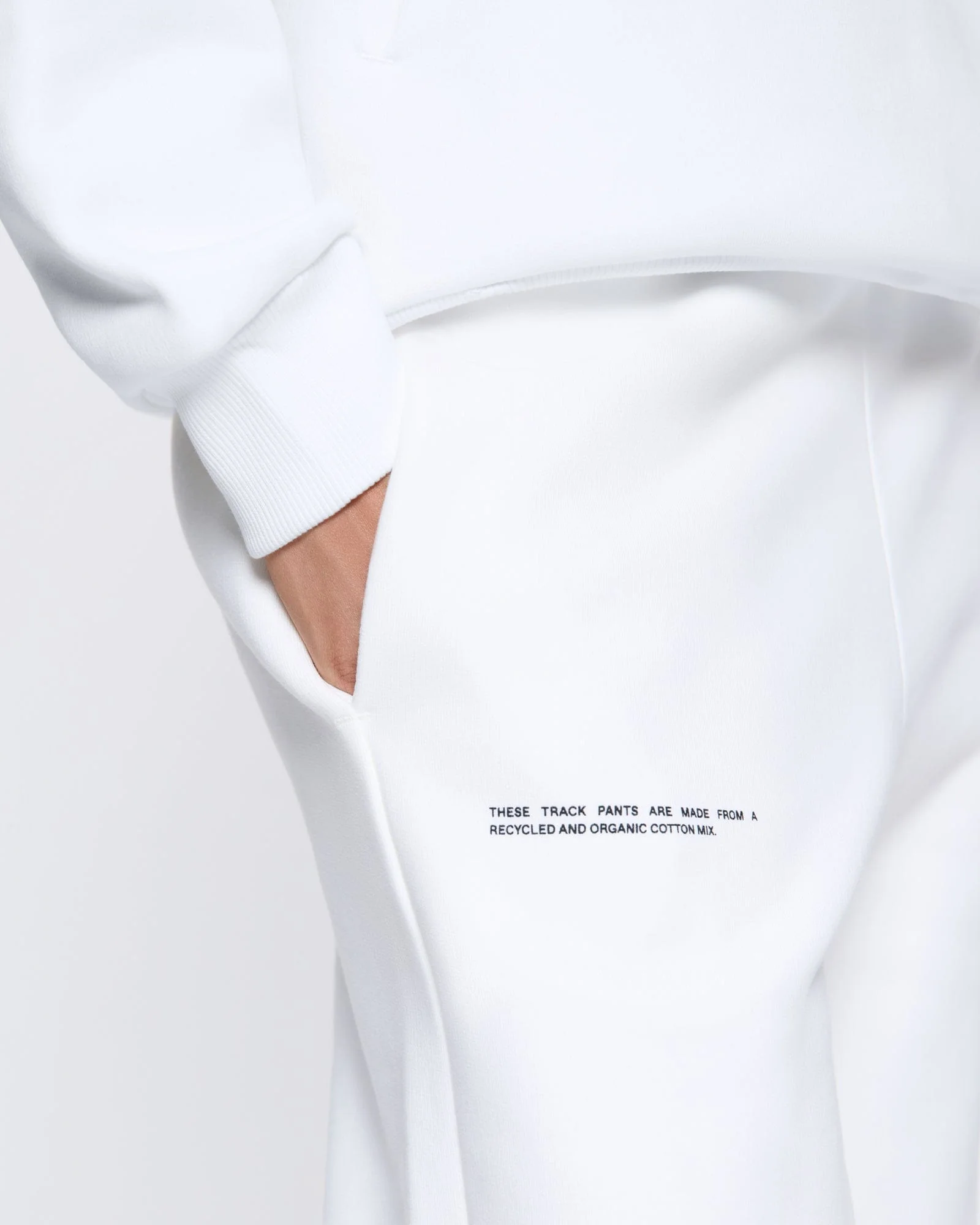 Womens 365 Heavyweight Track Pants—off-white - Image 4