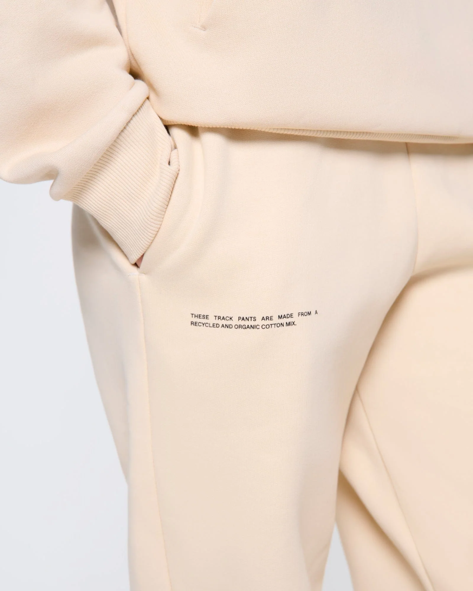 Womens 365 Heavyweight Track Pants—sand - Image 4