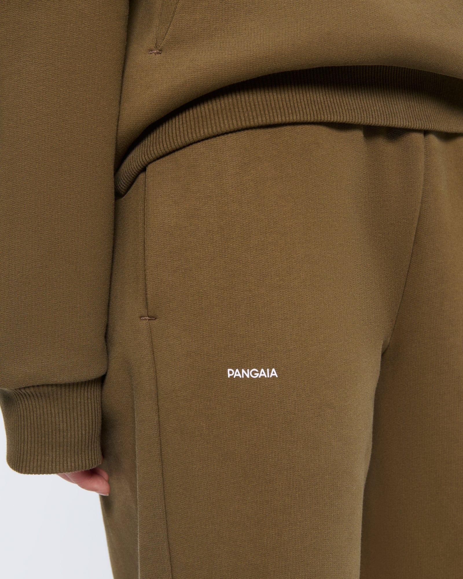 Womens 365 Heavyweight Track Pants—Soil Brown - Image 4