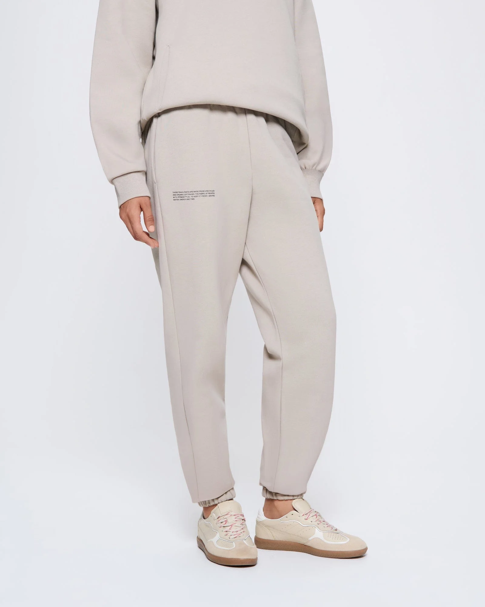 Womens 365 Heavyweight Track Pants—stone - Image 3
