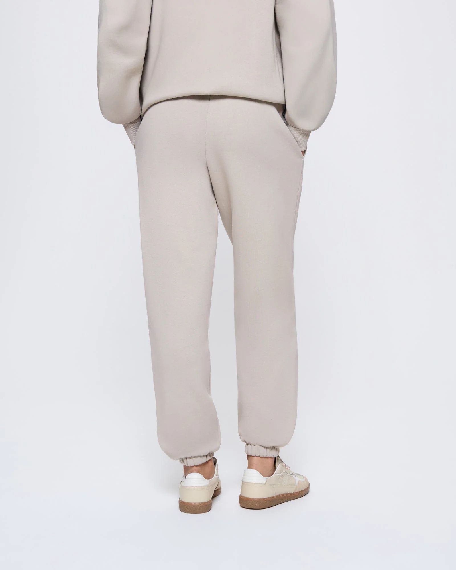 Womens 365 Heavyweight Track Pants—stone - Image 5