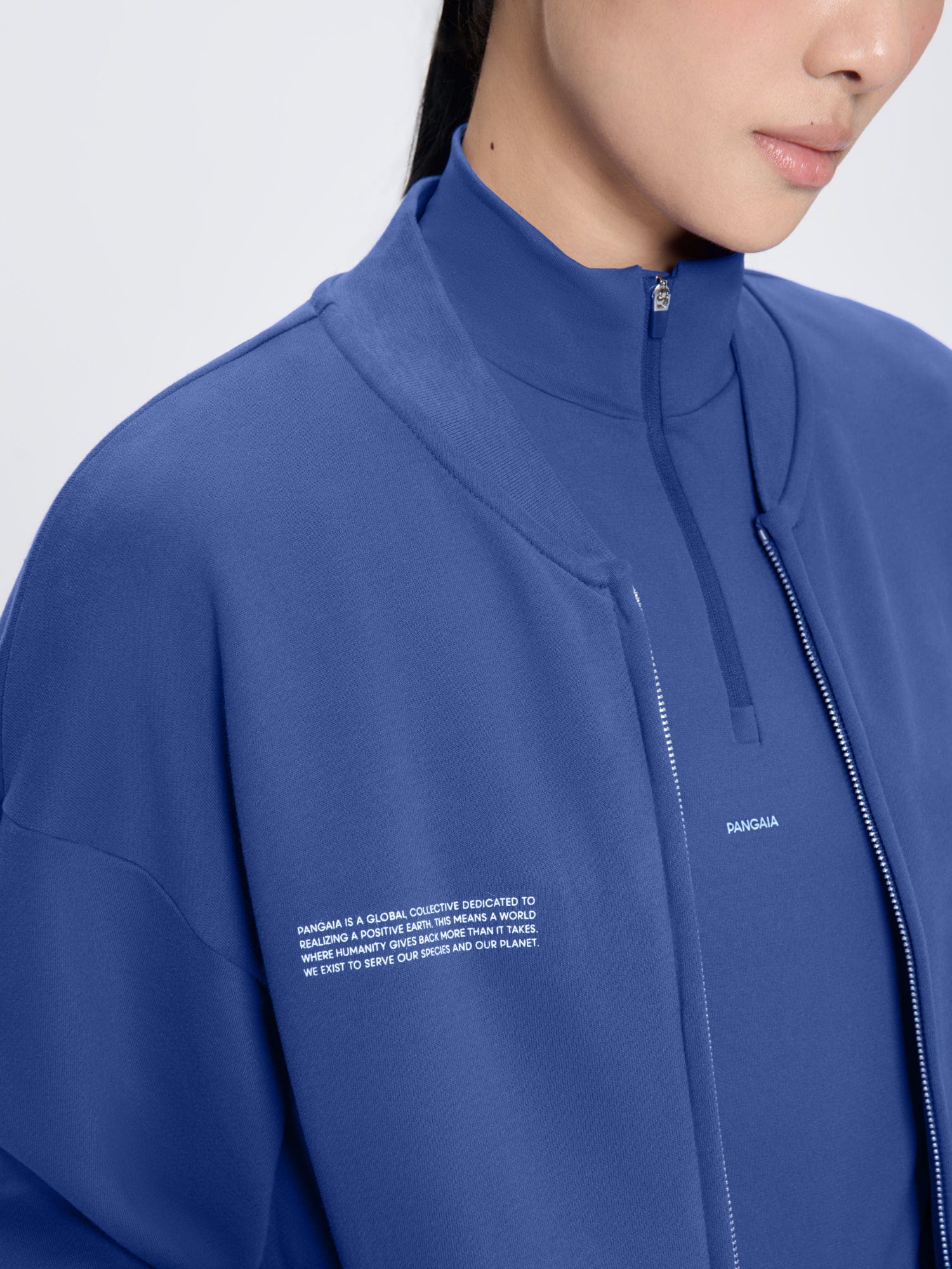 Womens 365 Midweight Bomber Jacket—Gaia Blue - Image 3