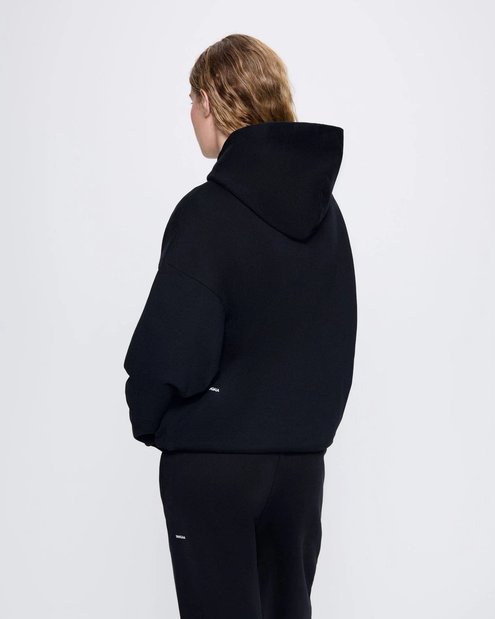 Womens 365 Midweight Hoodie—black - Image 5