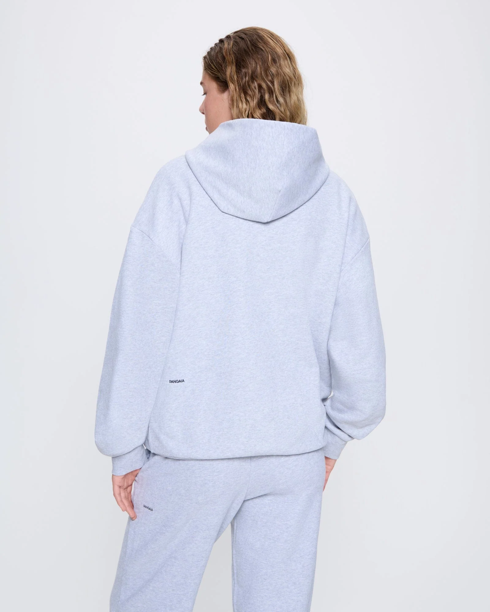 Womens 365 Midweight Hoodie—grey marl - Image 5
