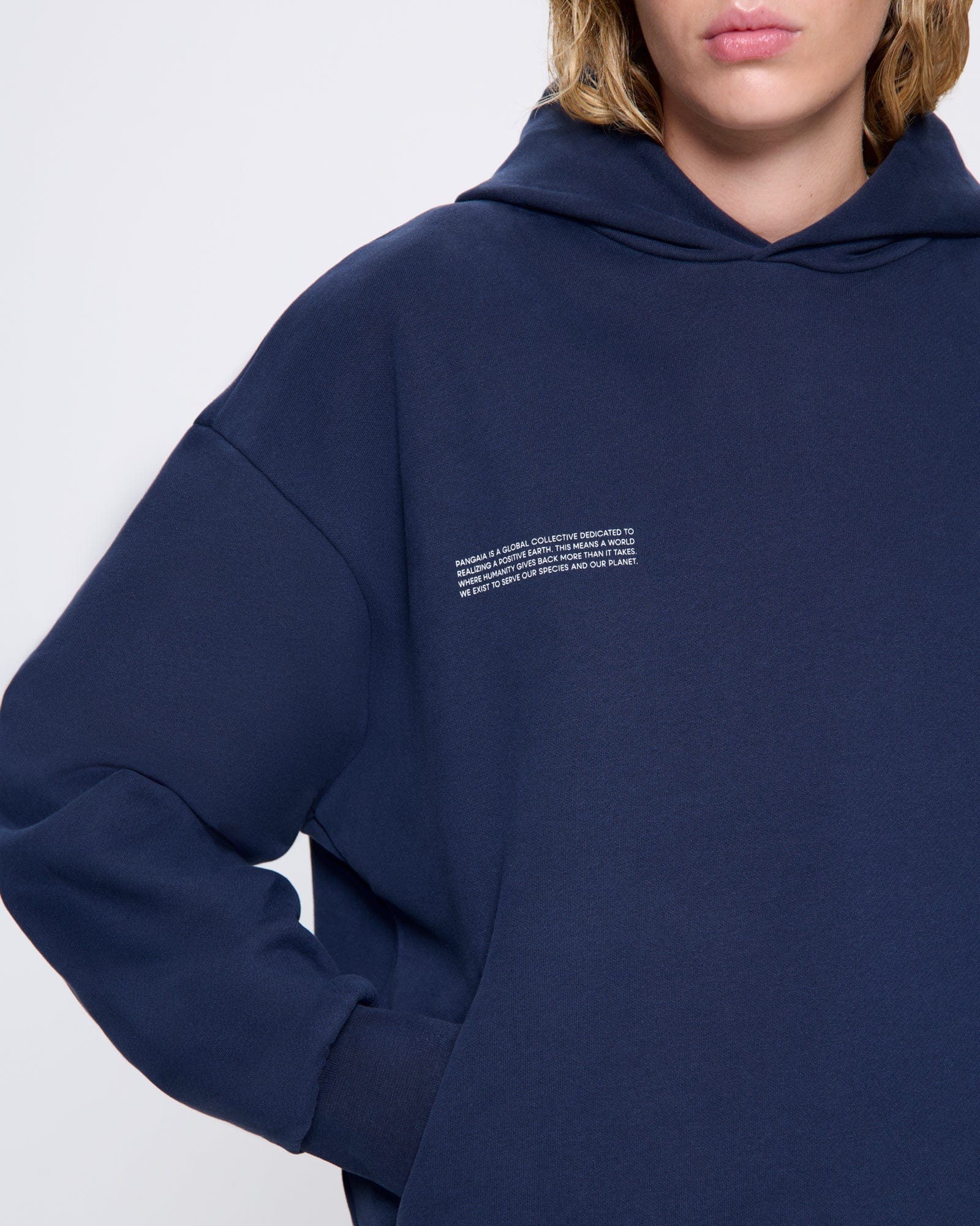 Womens 365 Midweight Hoodie—navy - Image 4