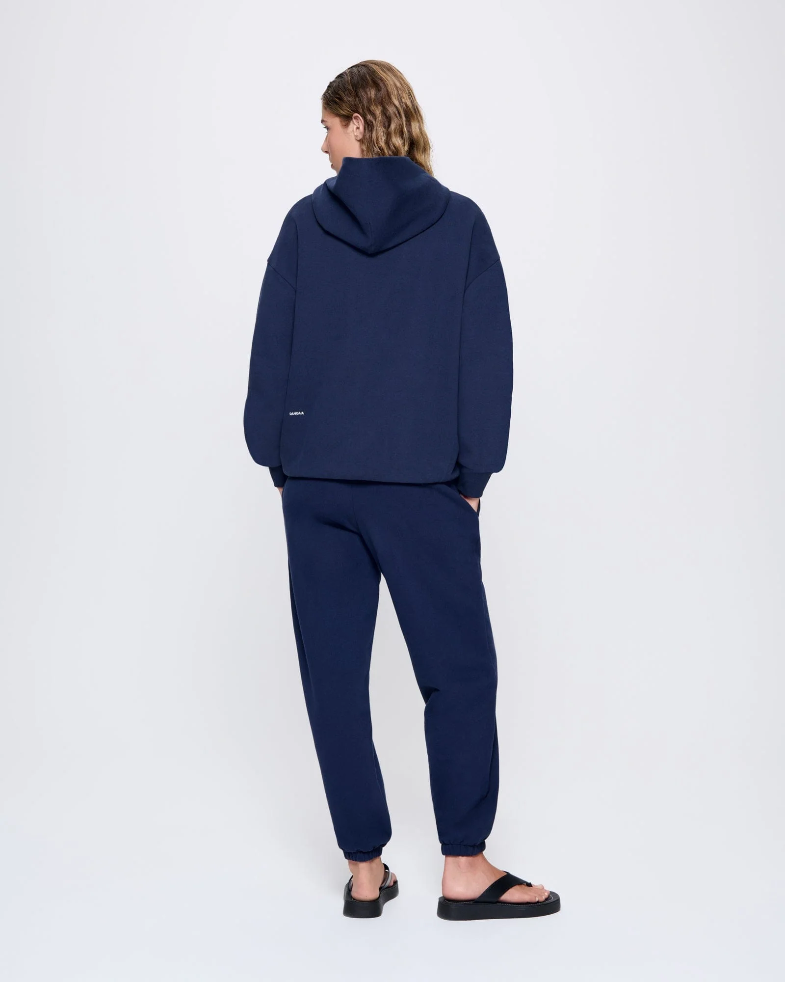 Womens 365 Midweight Hoodie—navy - Image 5