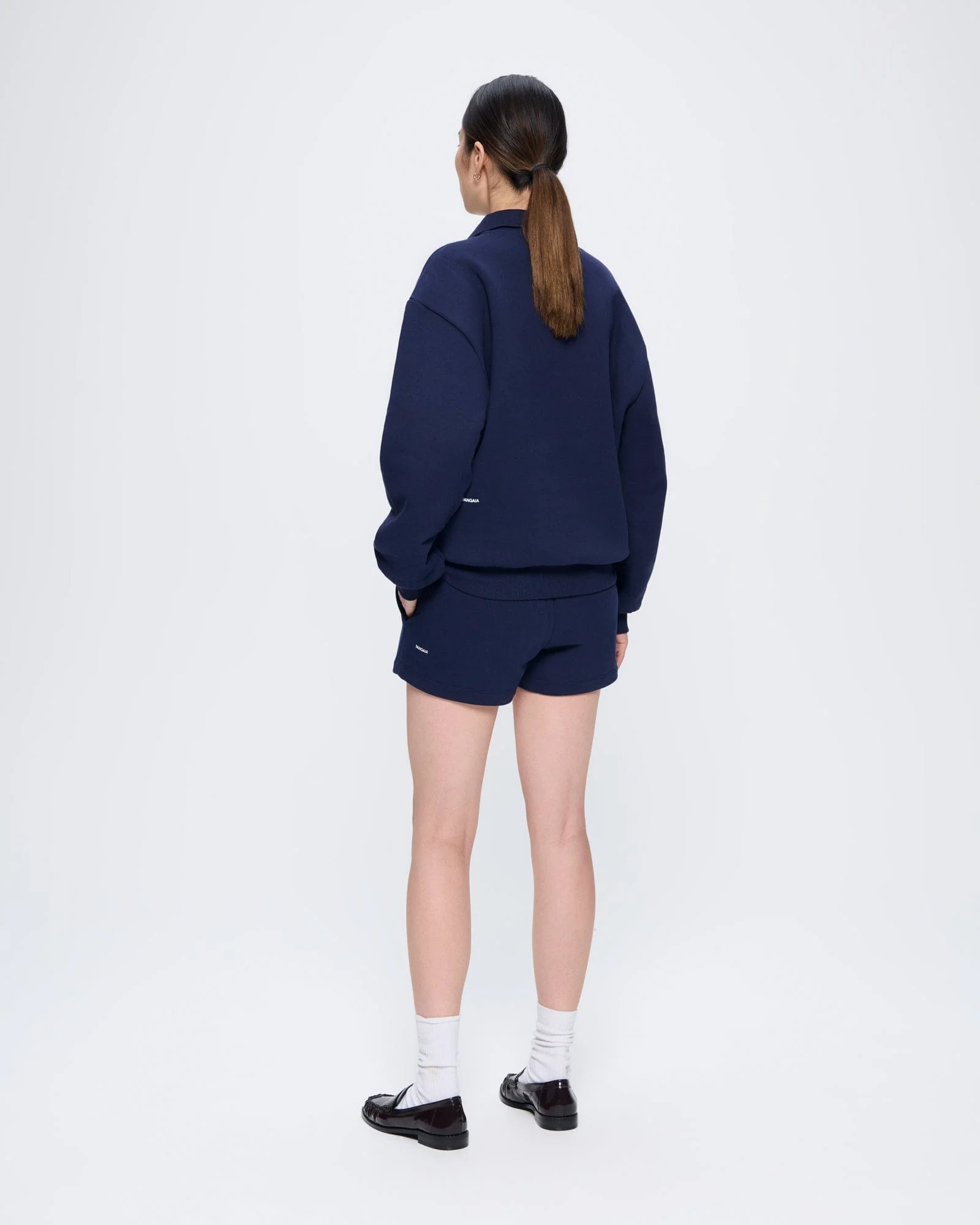 Womens 365 Midweight Shorts—navy - Image 5