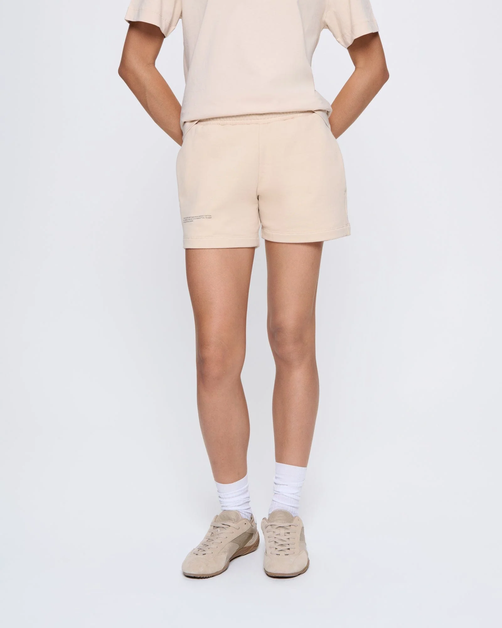 Womens 365 Midweight Shorts—sand - Image 3