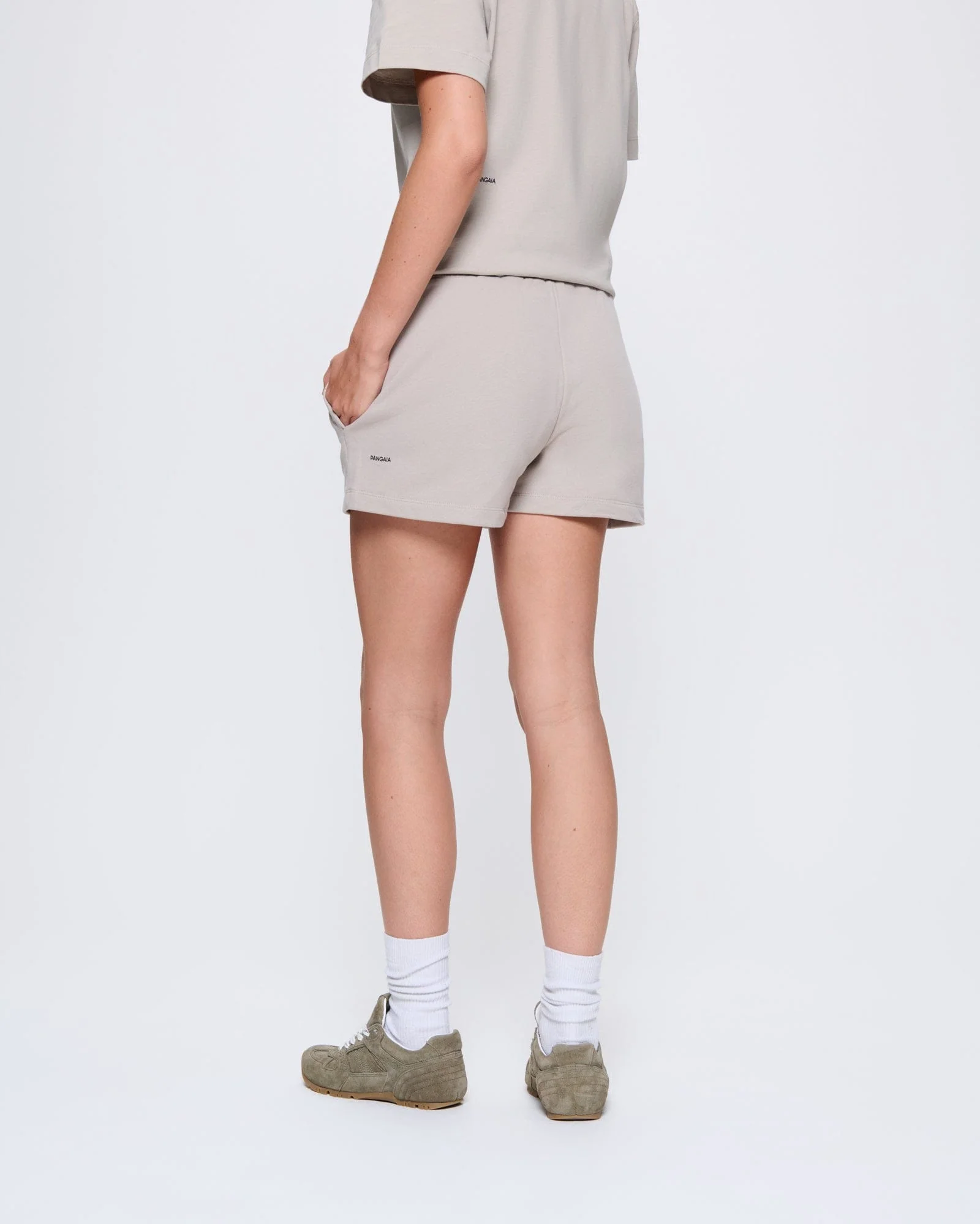 Womens 365 Midweight Shorts—stone - Image 4