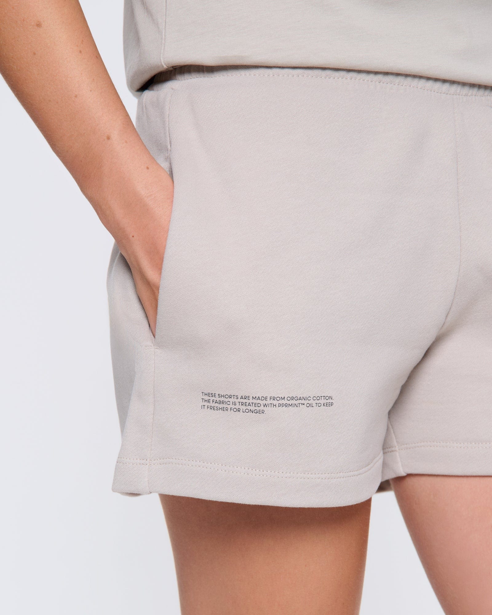 Womens 365 Midweight Shorts—stone - Image 5