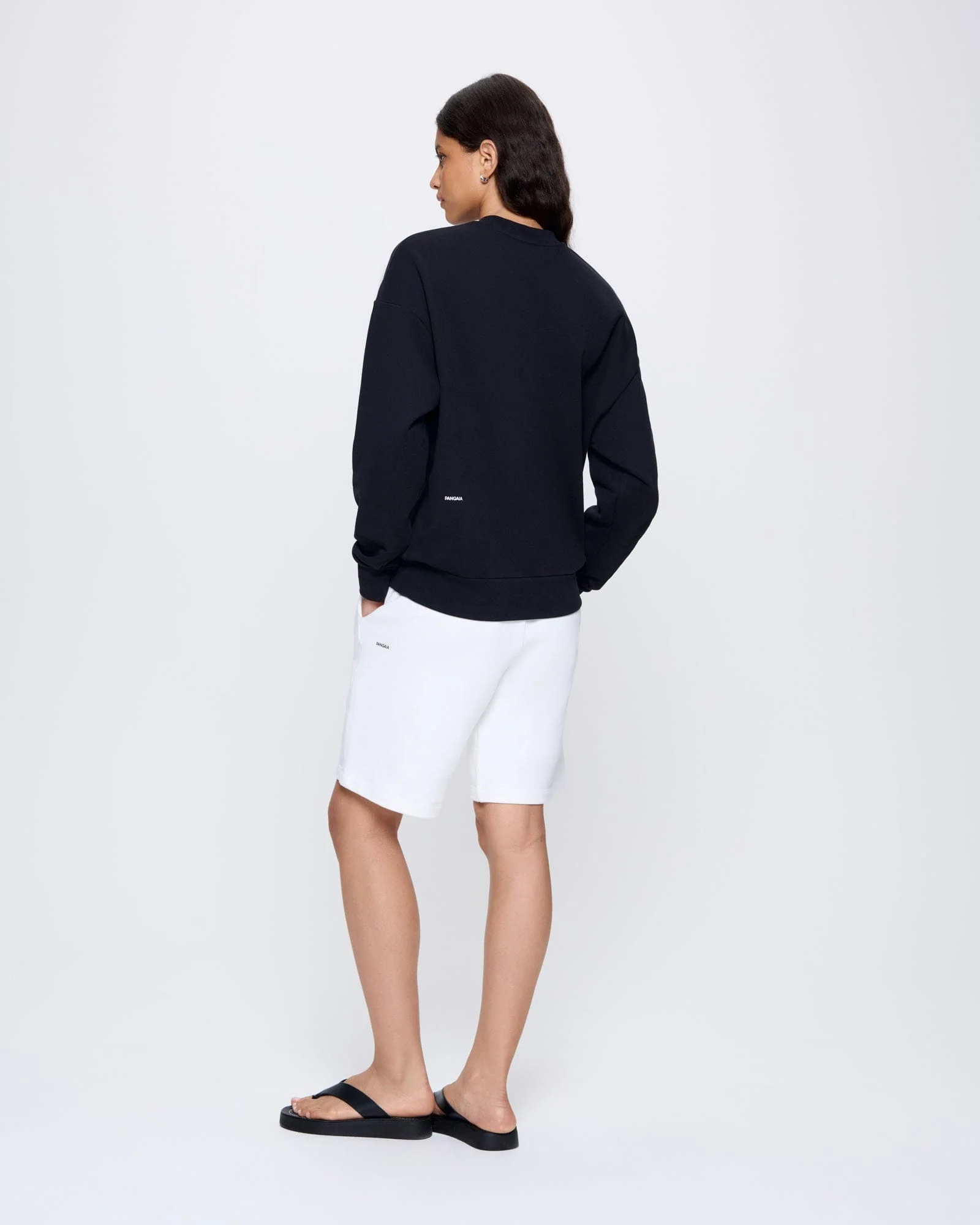 Womens 365 Midweight Sweatshirt—black - Image 5