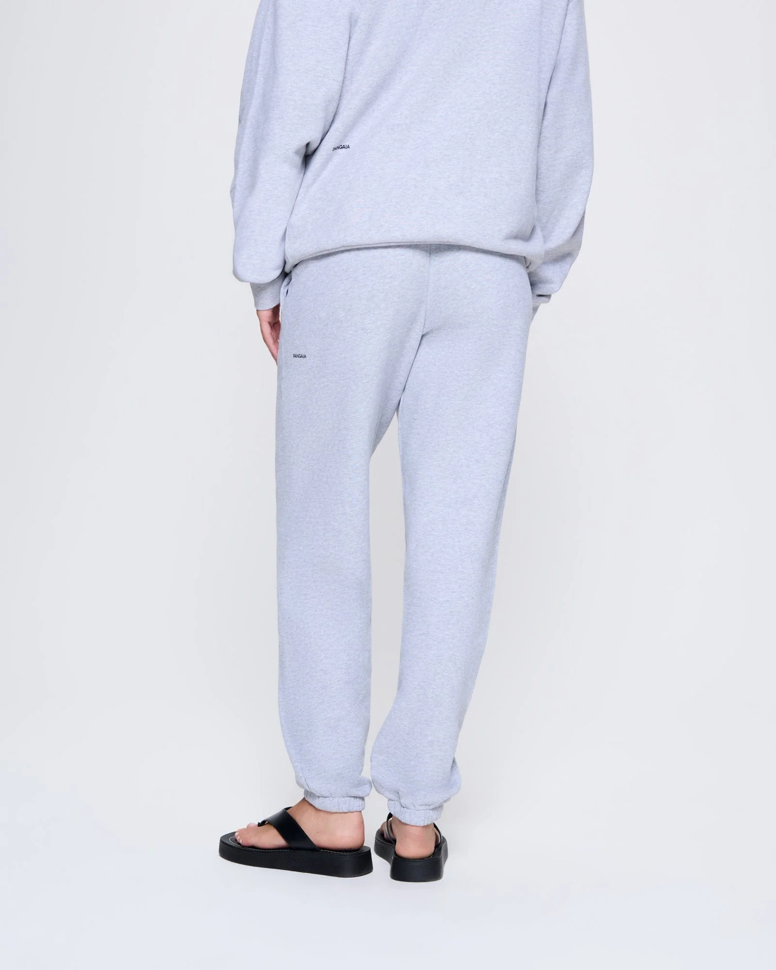 Womens 365 Midweight Track Pants—grey marl - Image 5