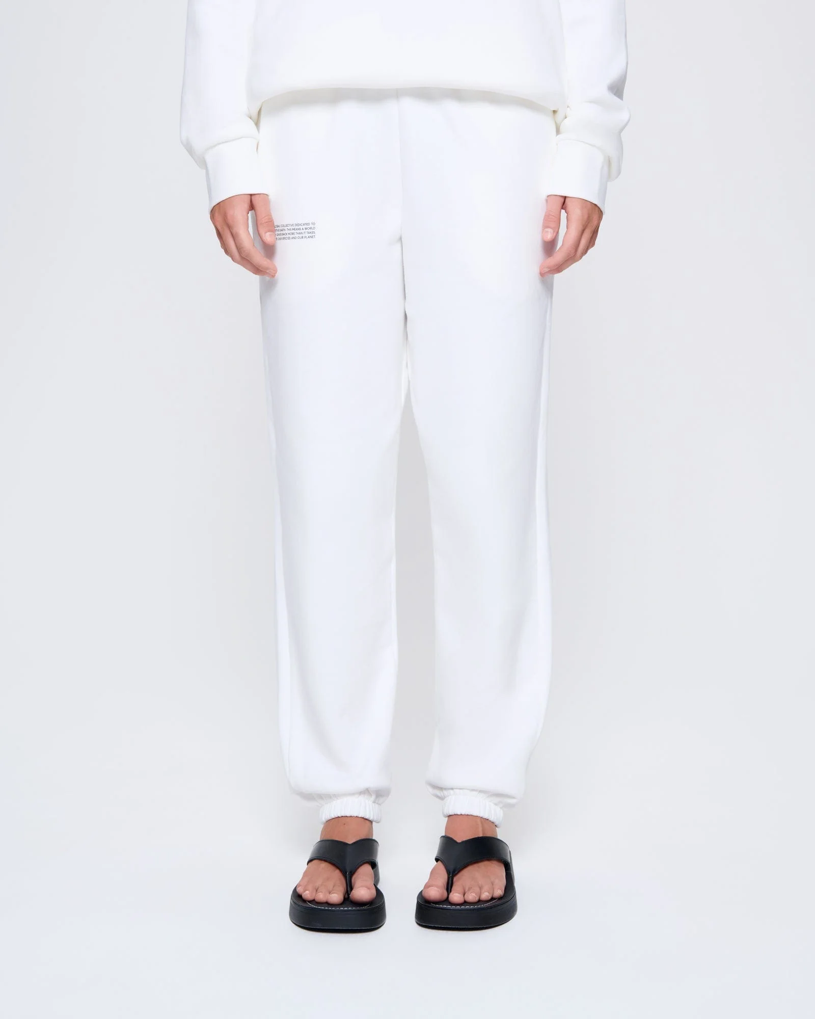 Womens 365 Midweight Track Pants—off-white - Image 3