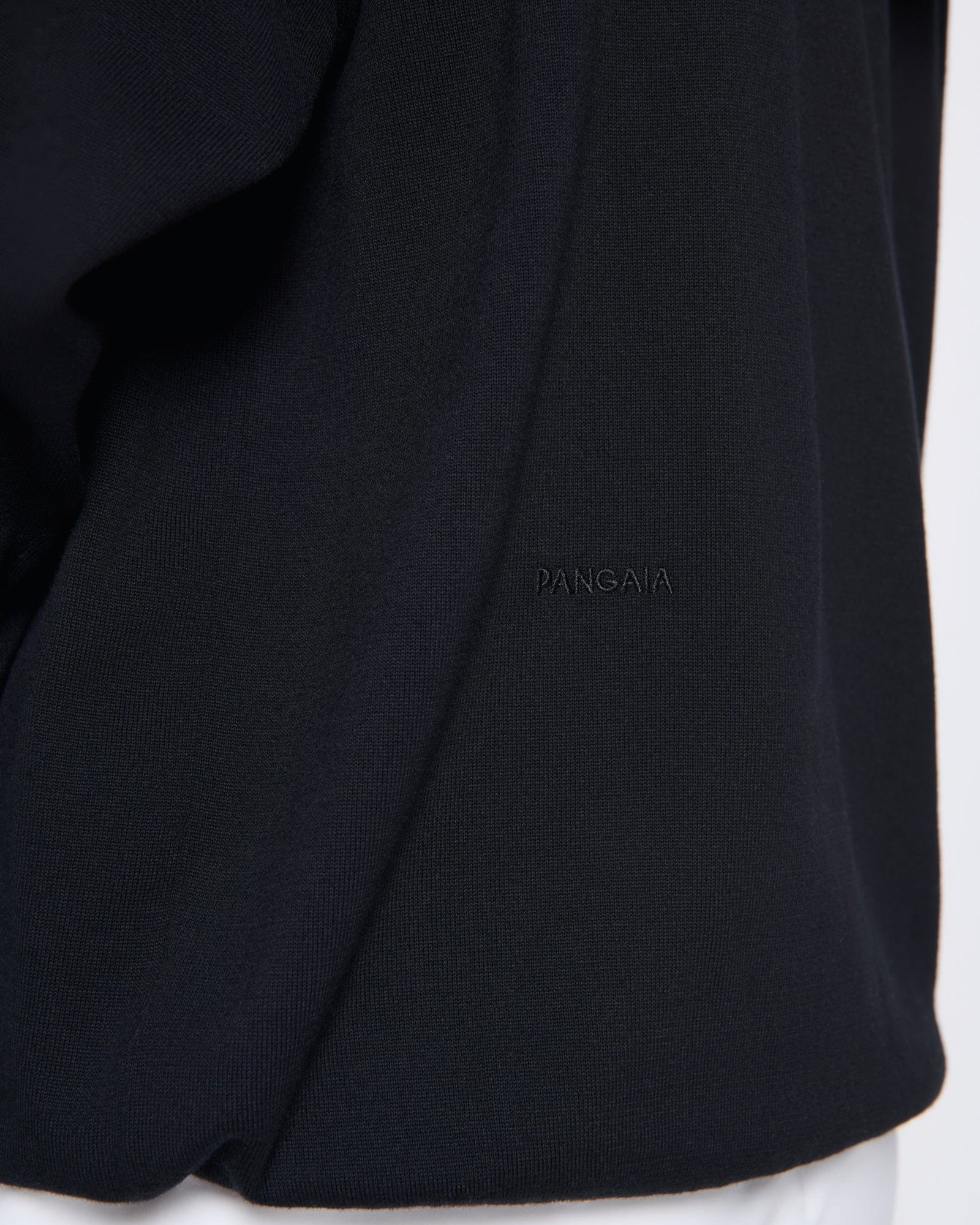 Womens DNA Knitted Hoodie—black - Image 5