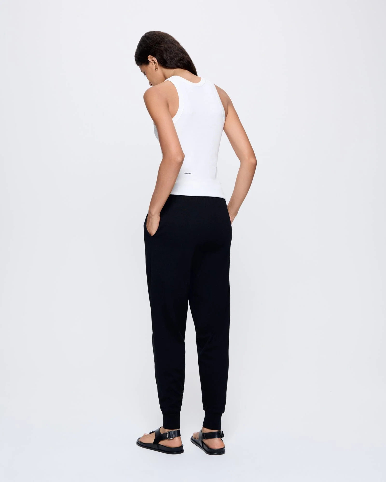 Womens DNA Knitted Track Pants—black - Image 4