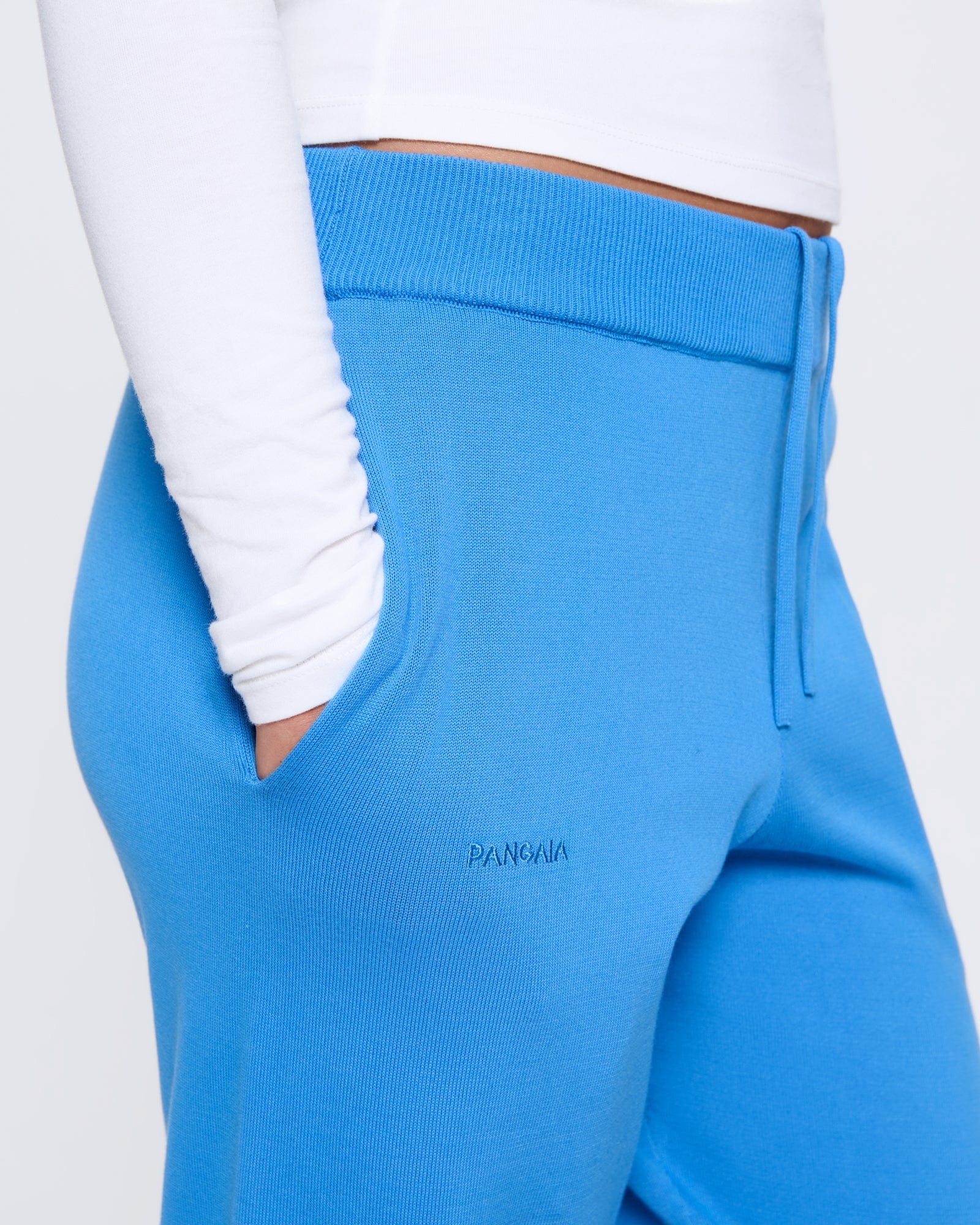 Womens DNA Knitted Track Pants—geyser blue - Image 4