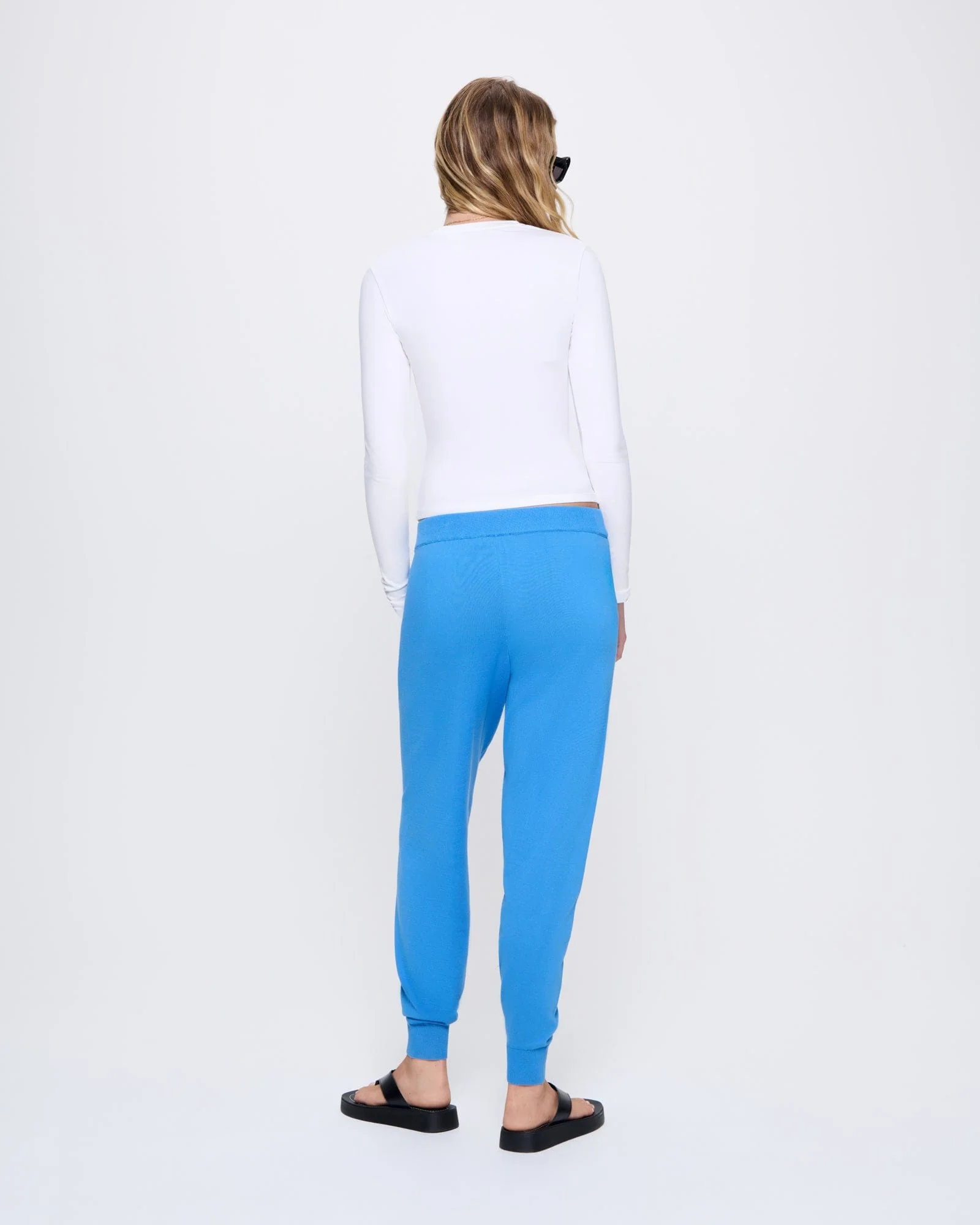 Womens DNA Knitted Track Pants—geyser blue - Image 5