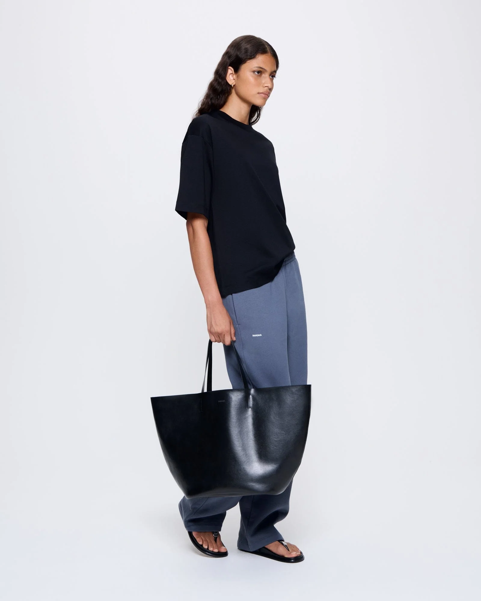 Womens DNA Oversized T-Shirt—black - Image 3