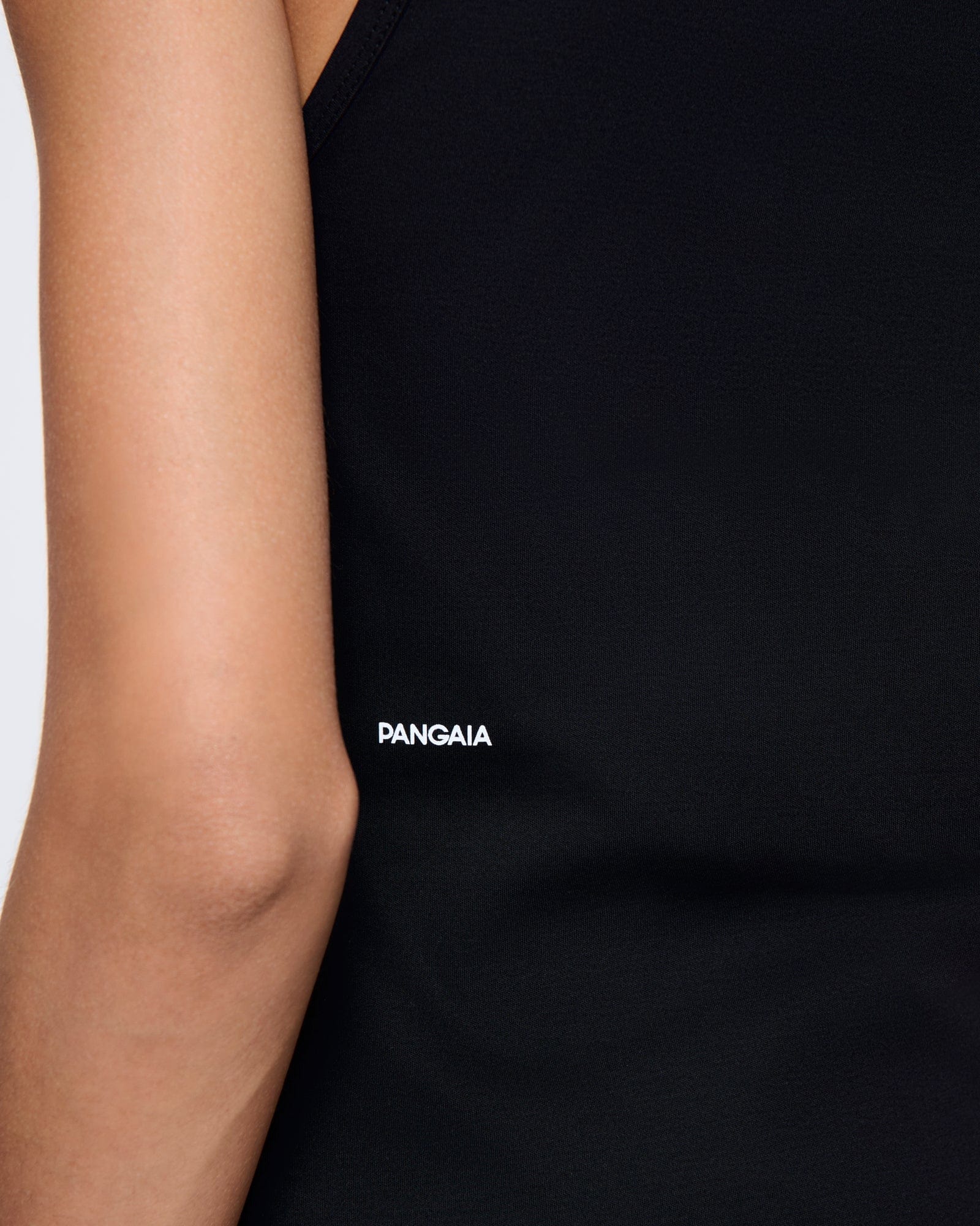 Womens Interlock Tank Top—Black - Image 5