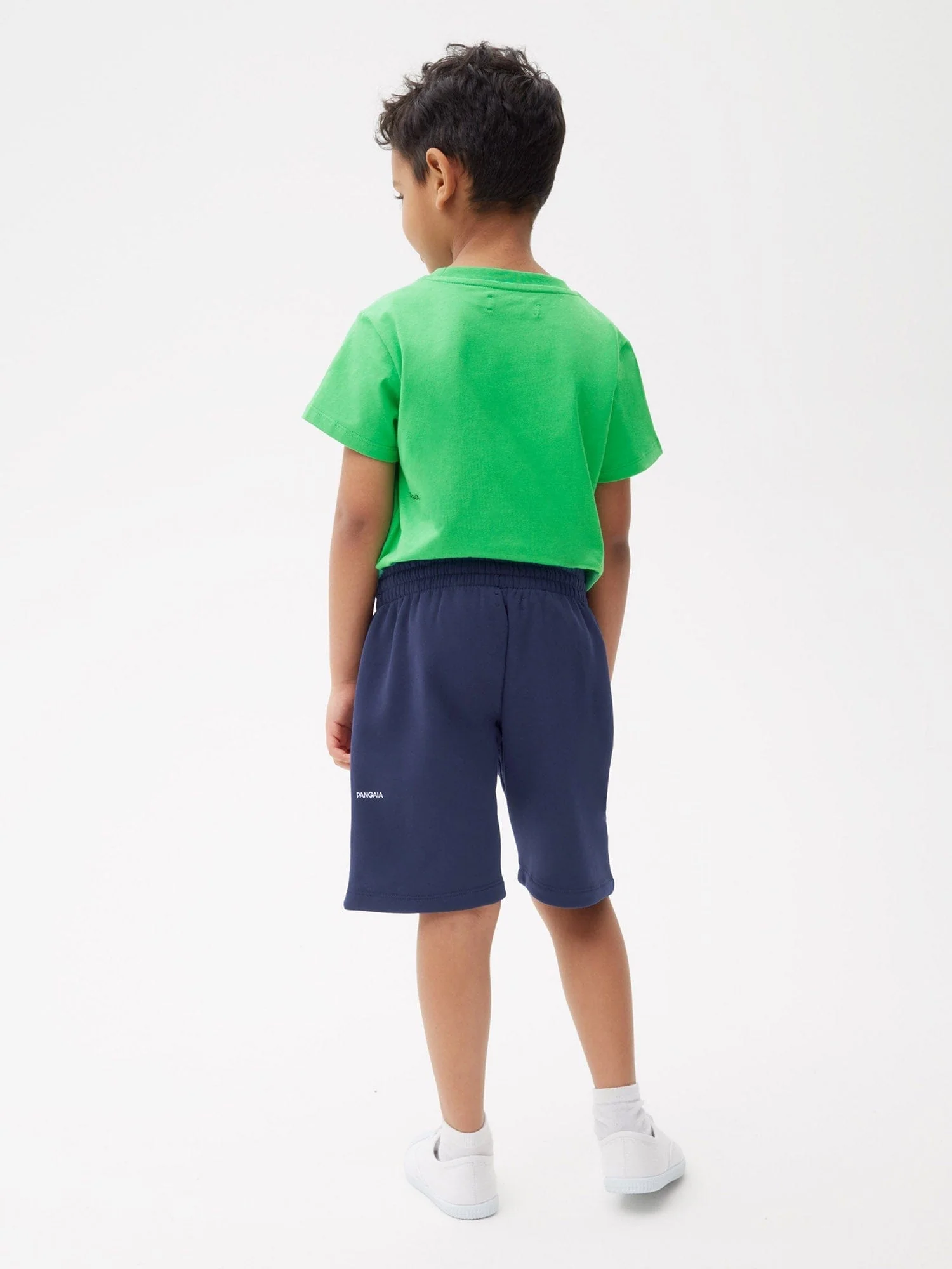 Kids' 365 Midweight Long Shorts—navy - Image 3