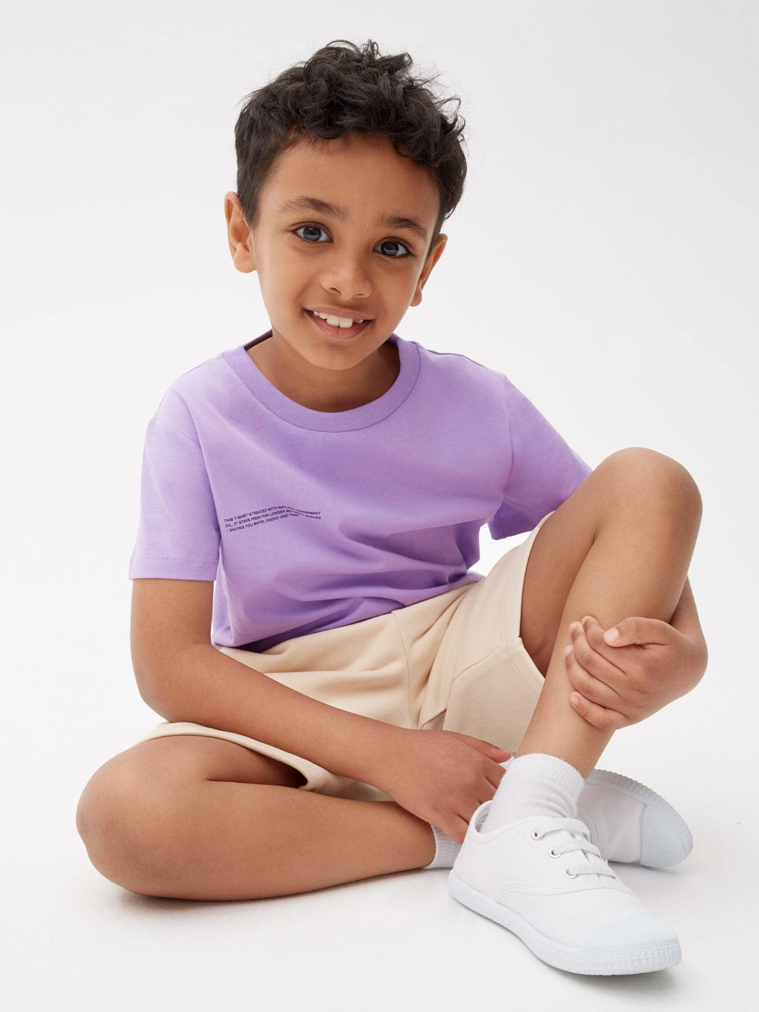 Kids' 365 Midweight Long Shorts—sand - Image 4