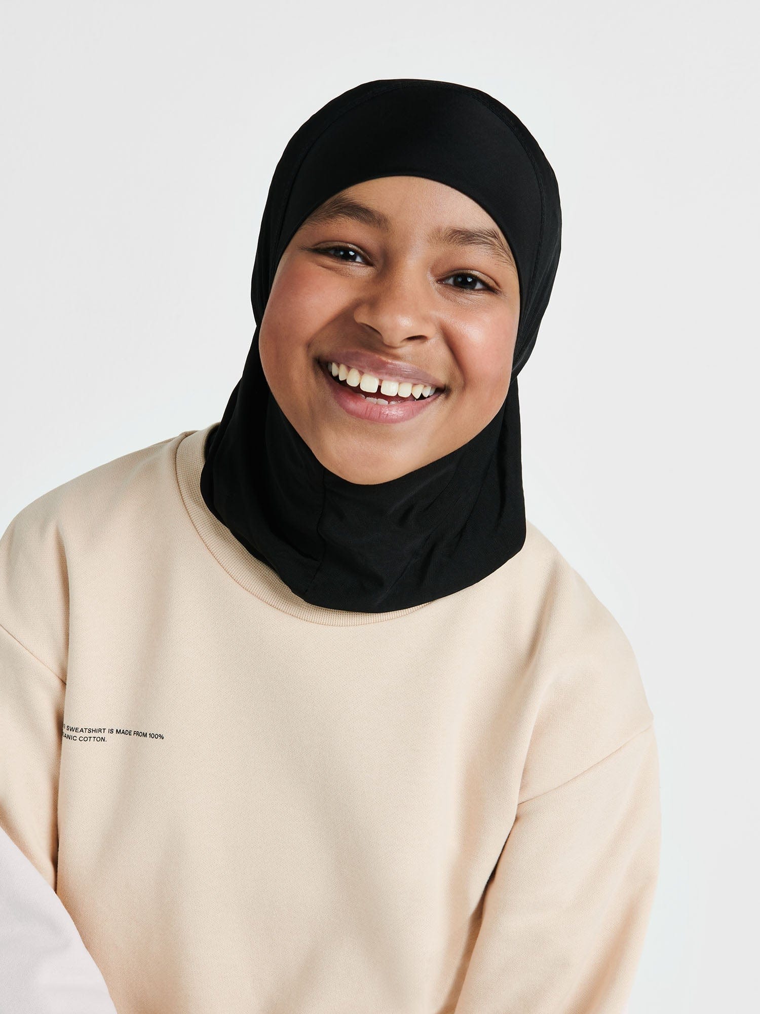 Kids' 365 Midweight Sweatshirt—sand - Image 3