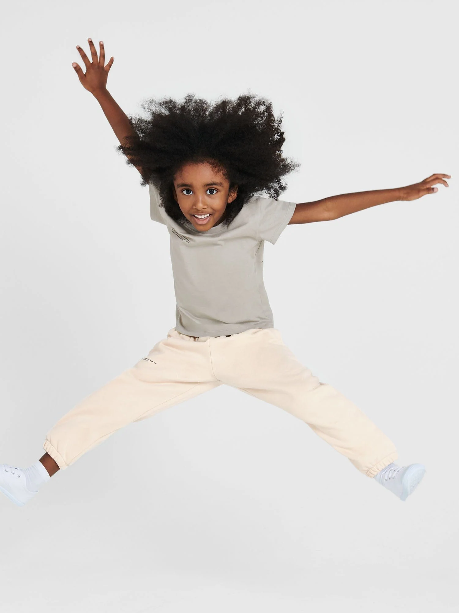 Kids' 365 Midweight Track Pants—sand - Image 3