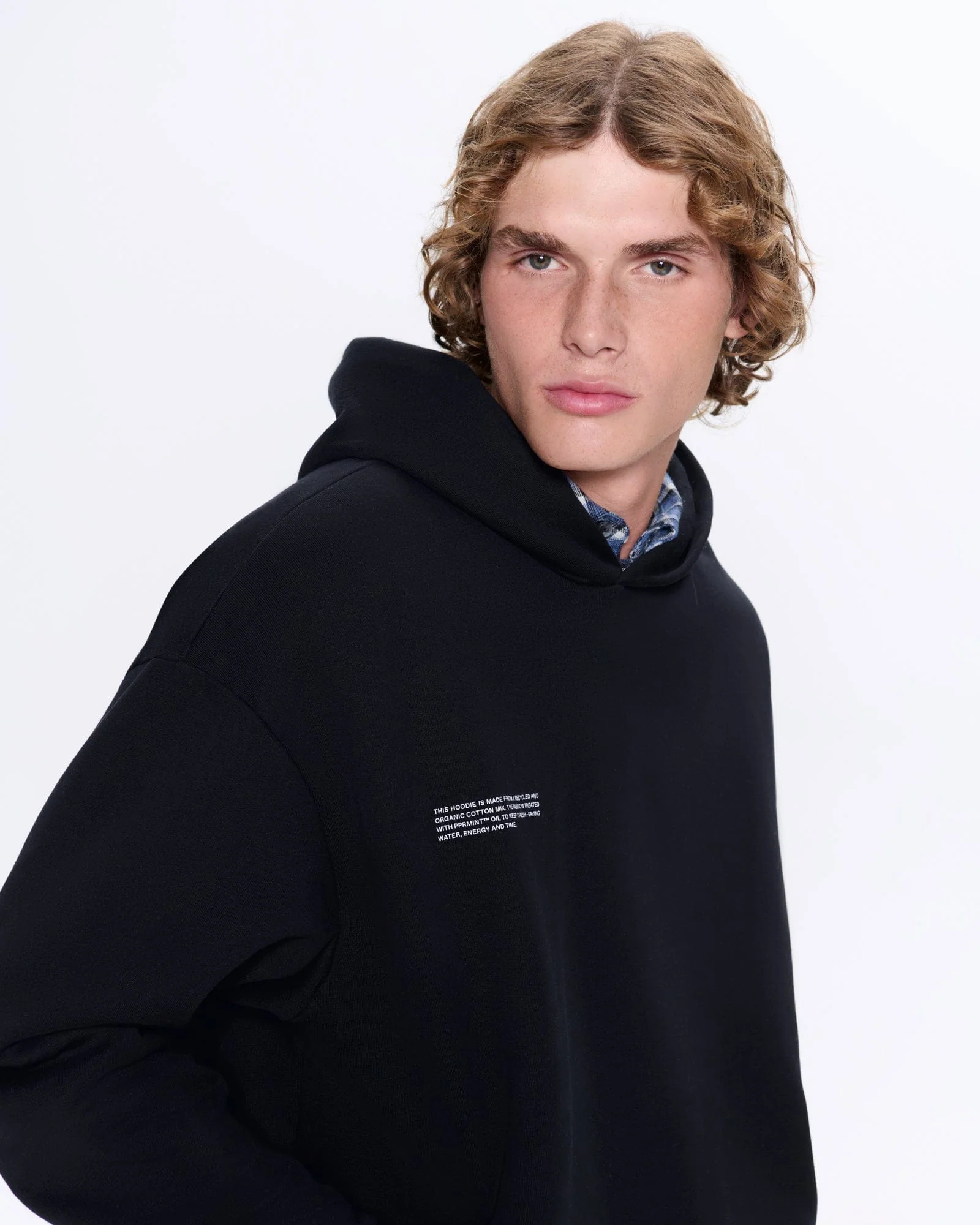Mens 365 Heavyweight Hoodie—black - Image 4