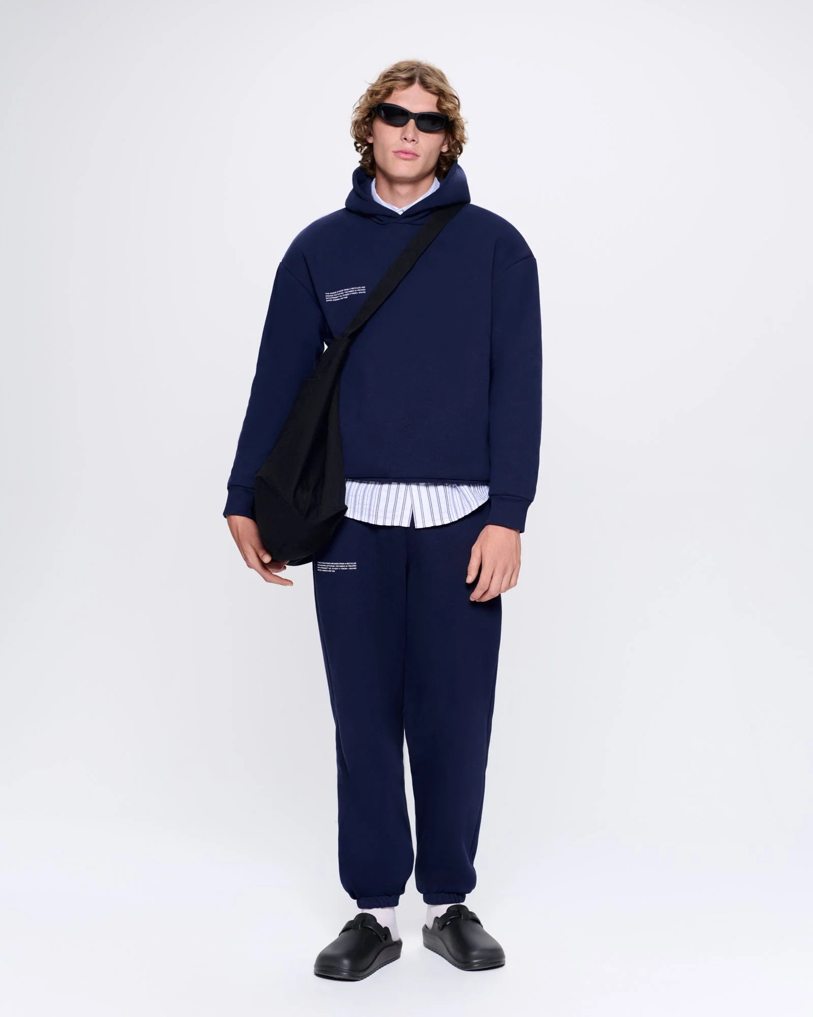 Mens 365 Heavyweight Hoodie—navy blue - Image 3