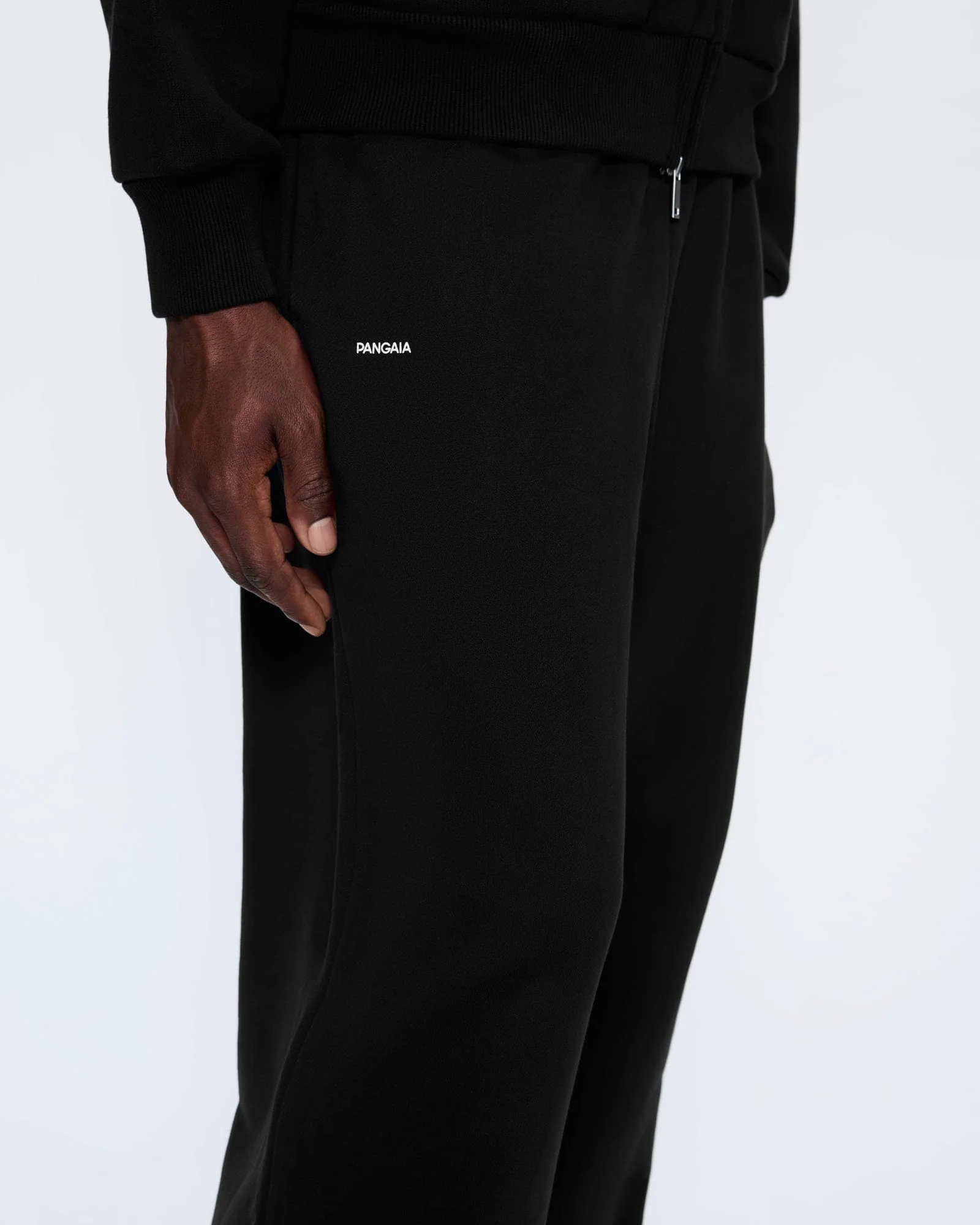 Mens 365 Heavyweight Straight Leg Track Pants—Black - Image 4