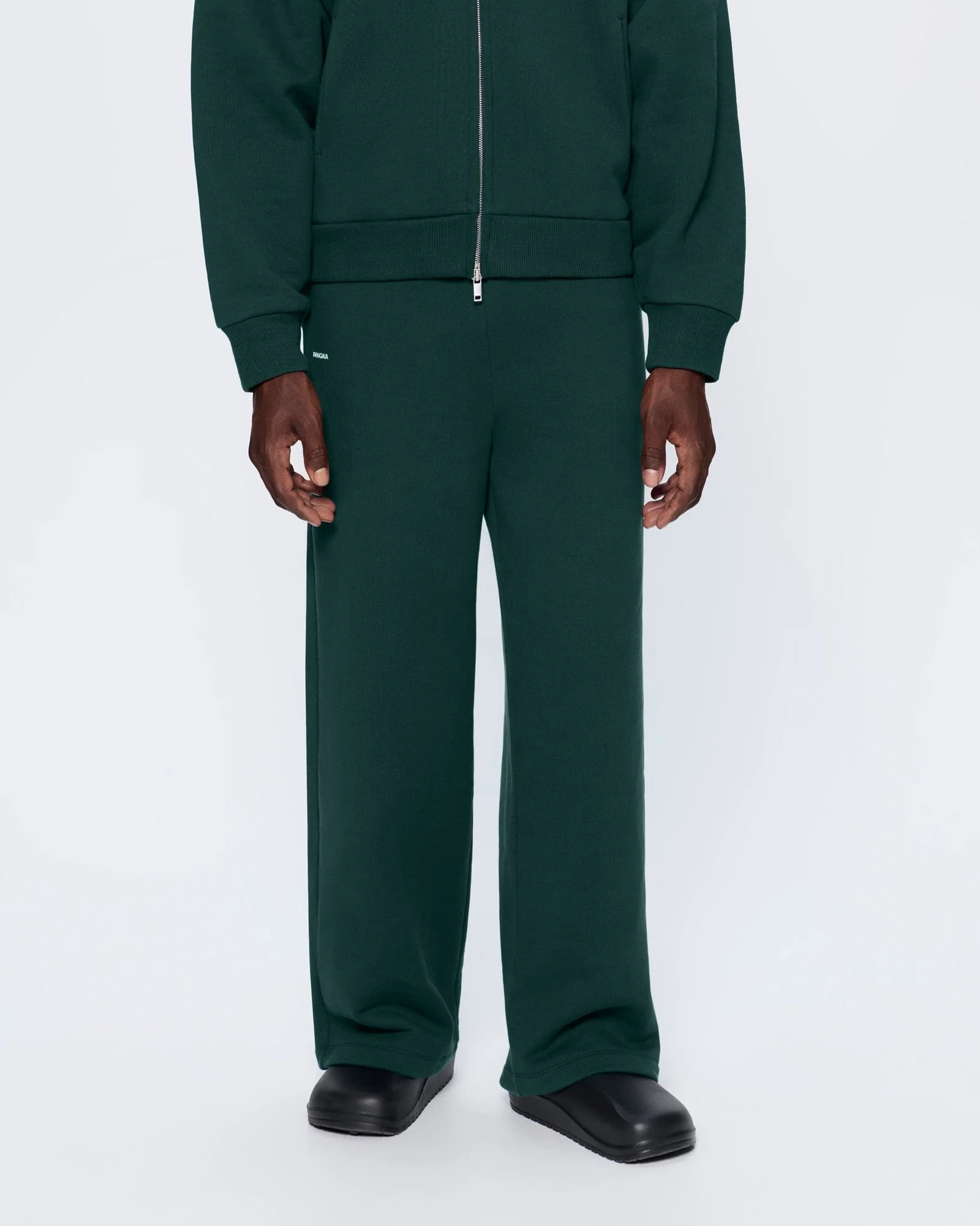 Mens 365 Heavyweight Straight Leg Track Pants—Foliage Green - Image 3