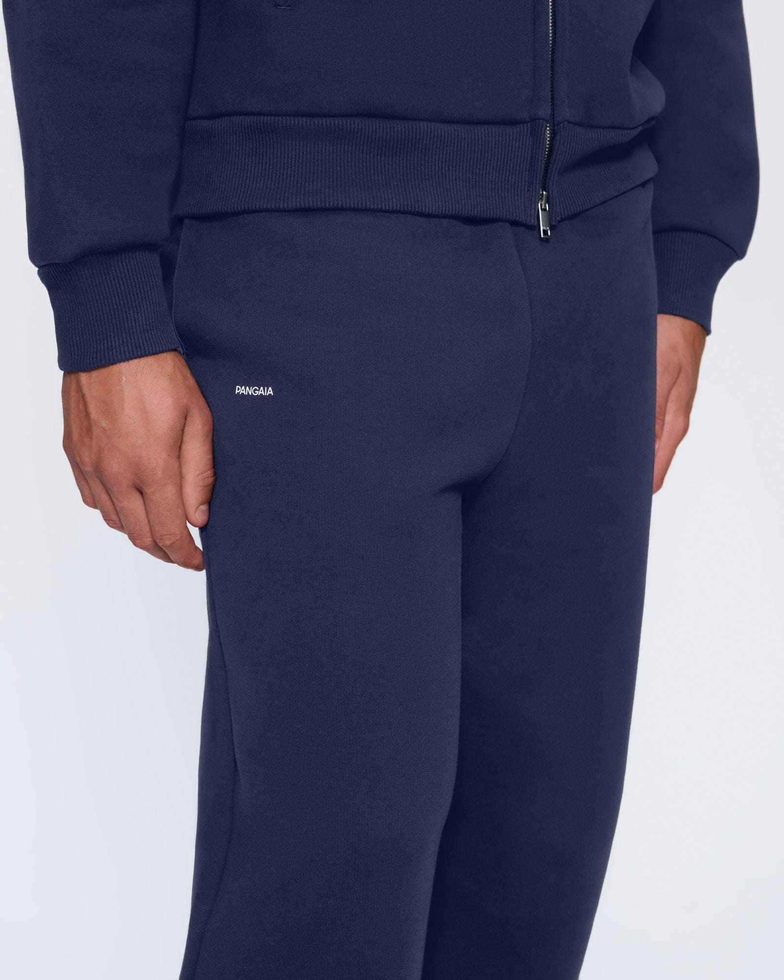 Mens 365 Heavyweight Straight Leg Track Pants—Navy - Image 4