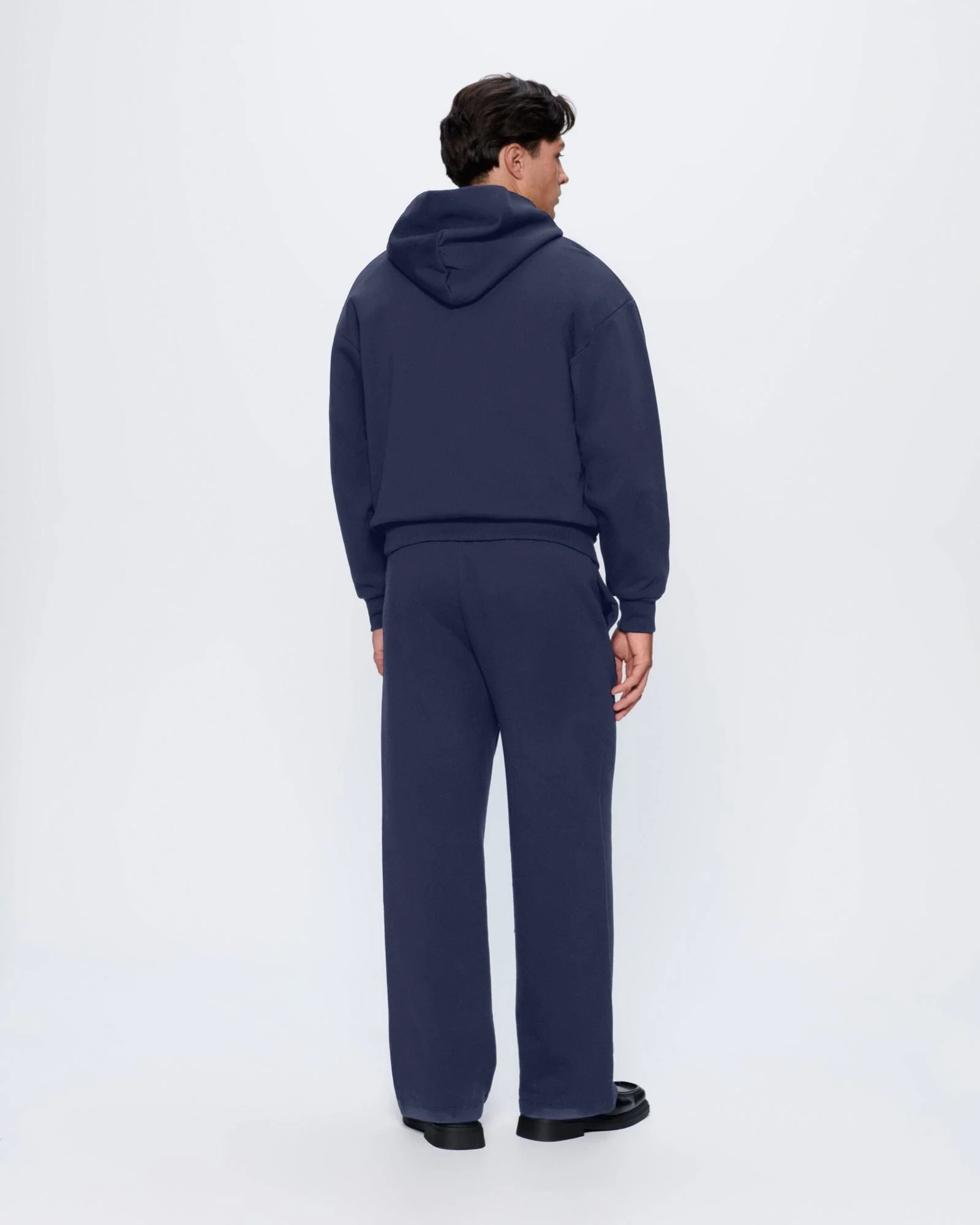 Mens 365 Heavyweight Straight Leg Track Pants—Navy - Image 5