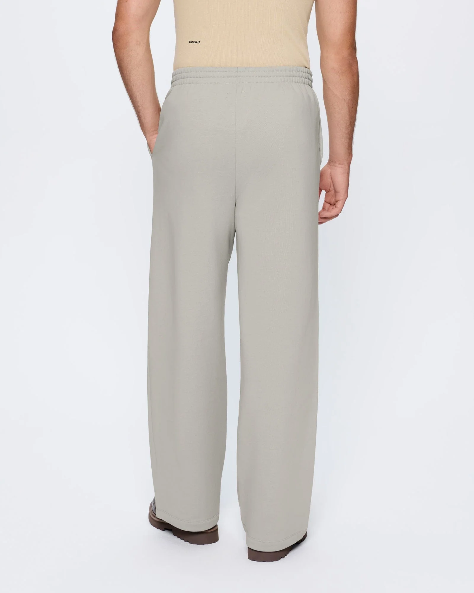 Mens 365 Heavyweight Straight Leg Track Pants—Stone - Image 5