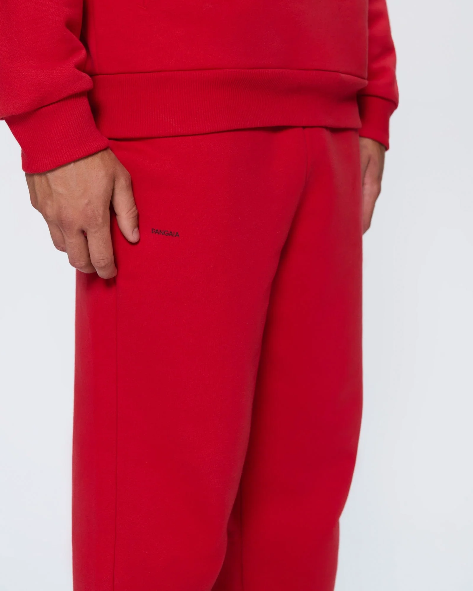 Mens 365 Heavyweight Track Pants—Goji Red - Image 4