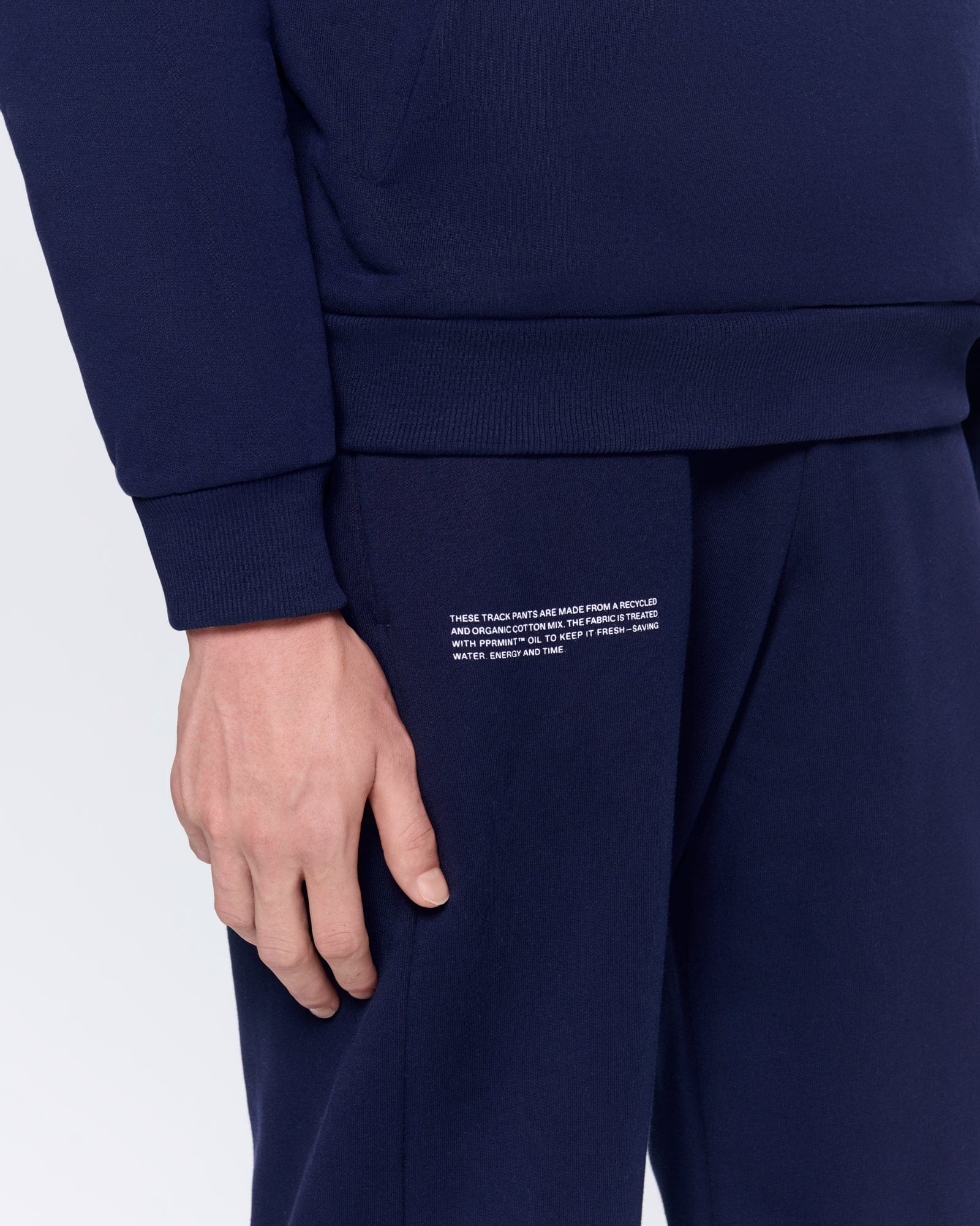 Mens 365 Heavyweight Track Pants—navy blue - Image 5