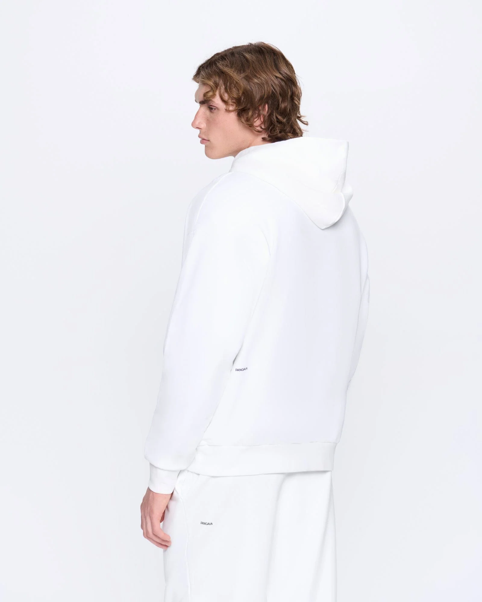 Mens 365 Midweight Hoodie—off-white - Image 5
