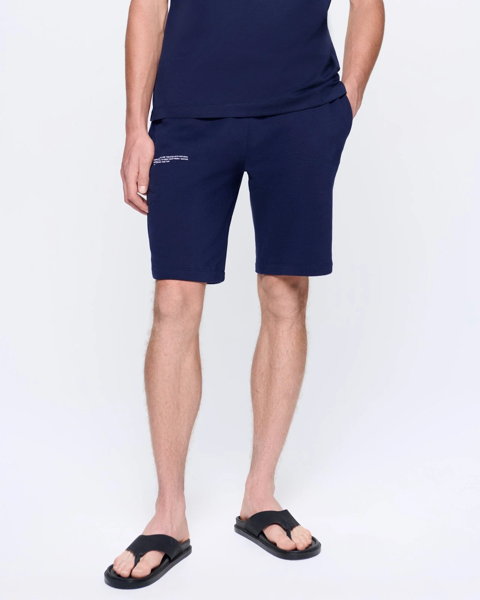 Mens 365 Midweight Long Shorts—navy - Image 3