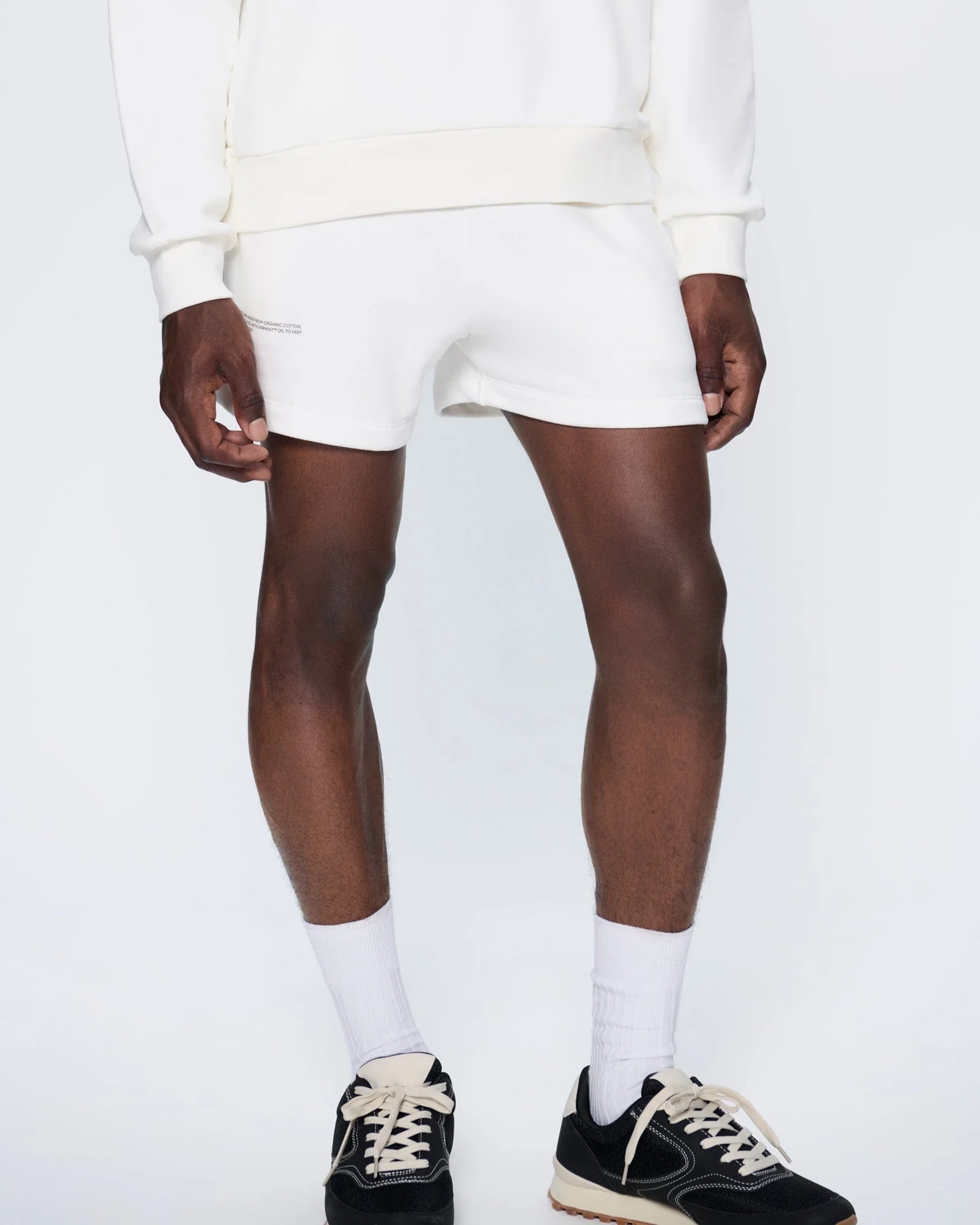 Mens 365 Midweight Shorts—off-white - Image 3