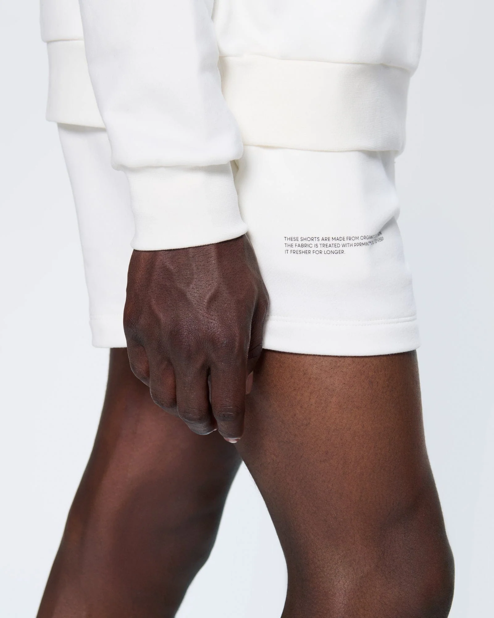 Mens 365 Midweight Shorts—off-white - Image 4