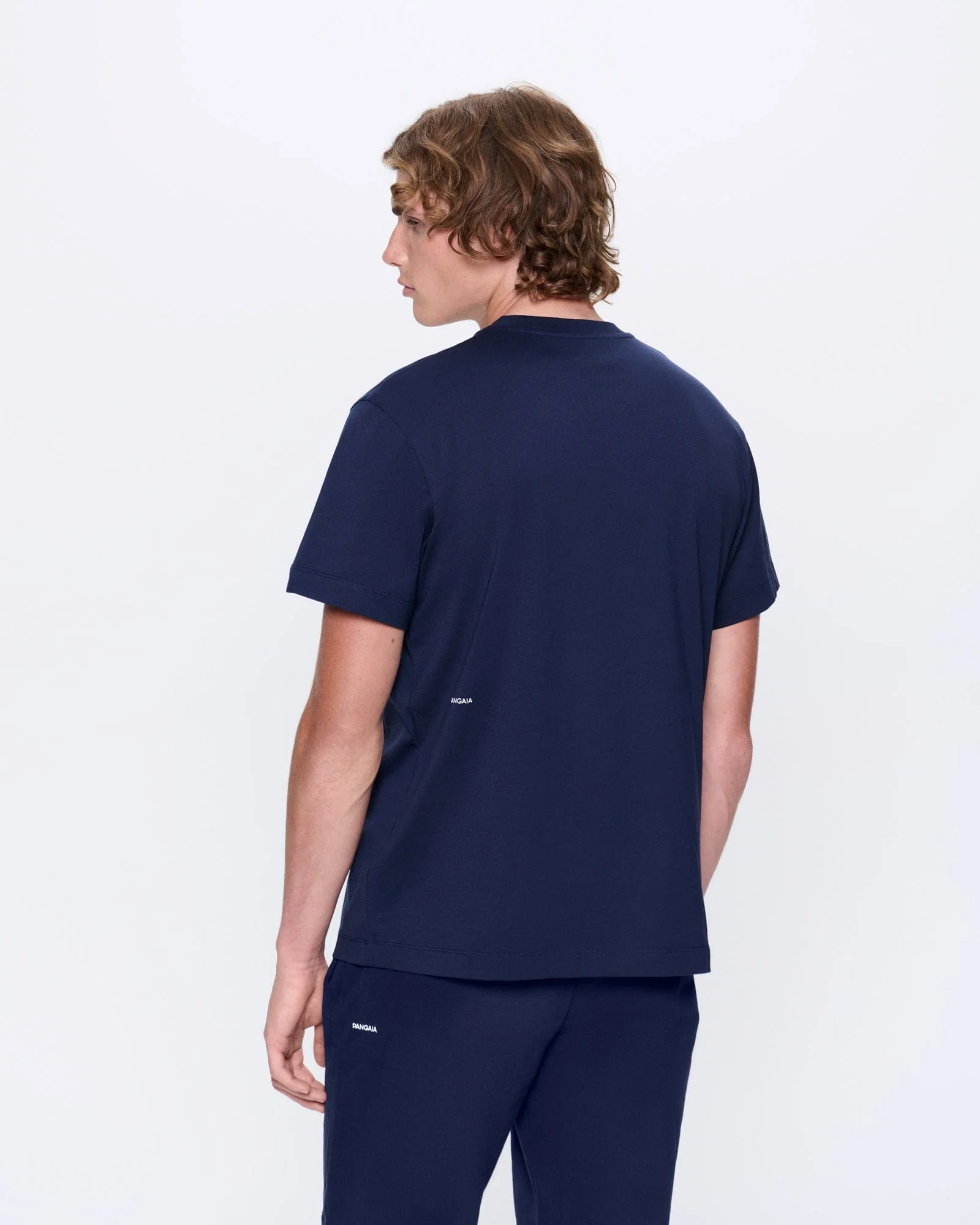 Mens 365 Midweight T-shirt—Navy - Image 4