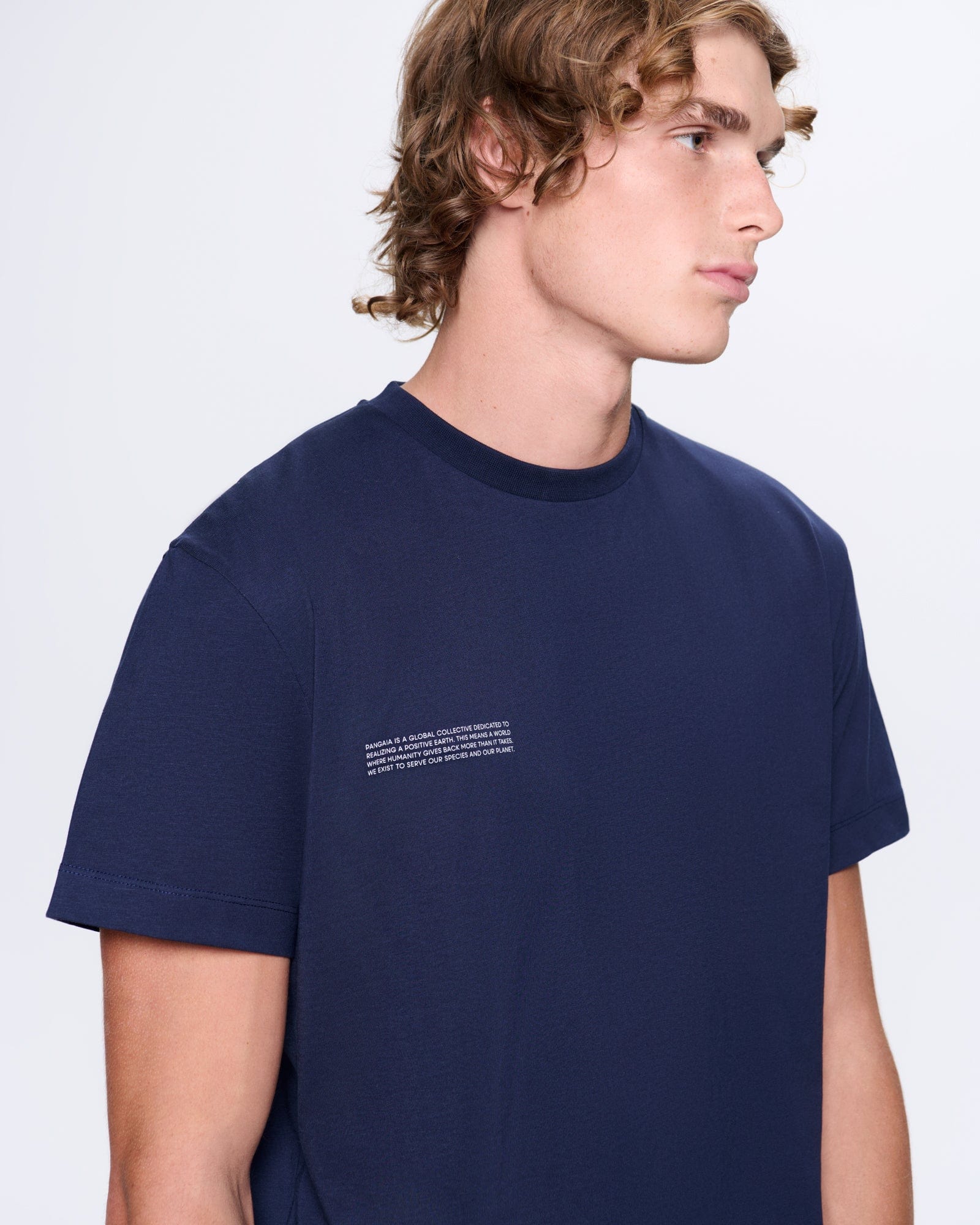 Mens 365 Midweight T-shirt—Navy - Image 5