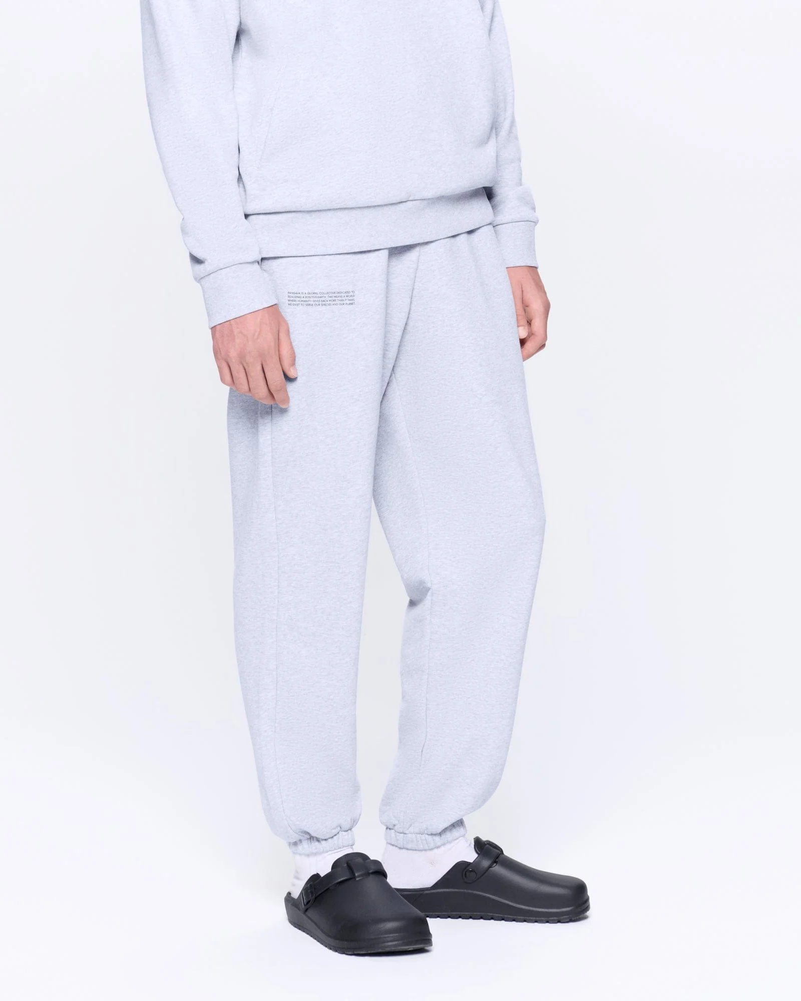 Mens 365 Midweight Track Pants—grey marl - Image 3