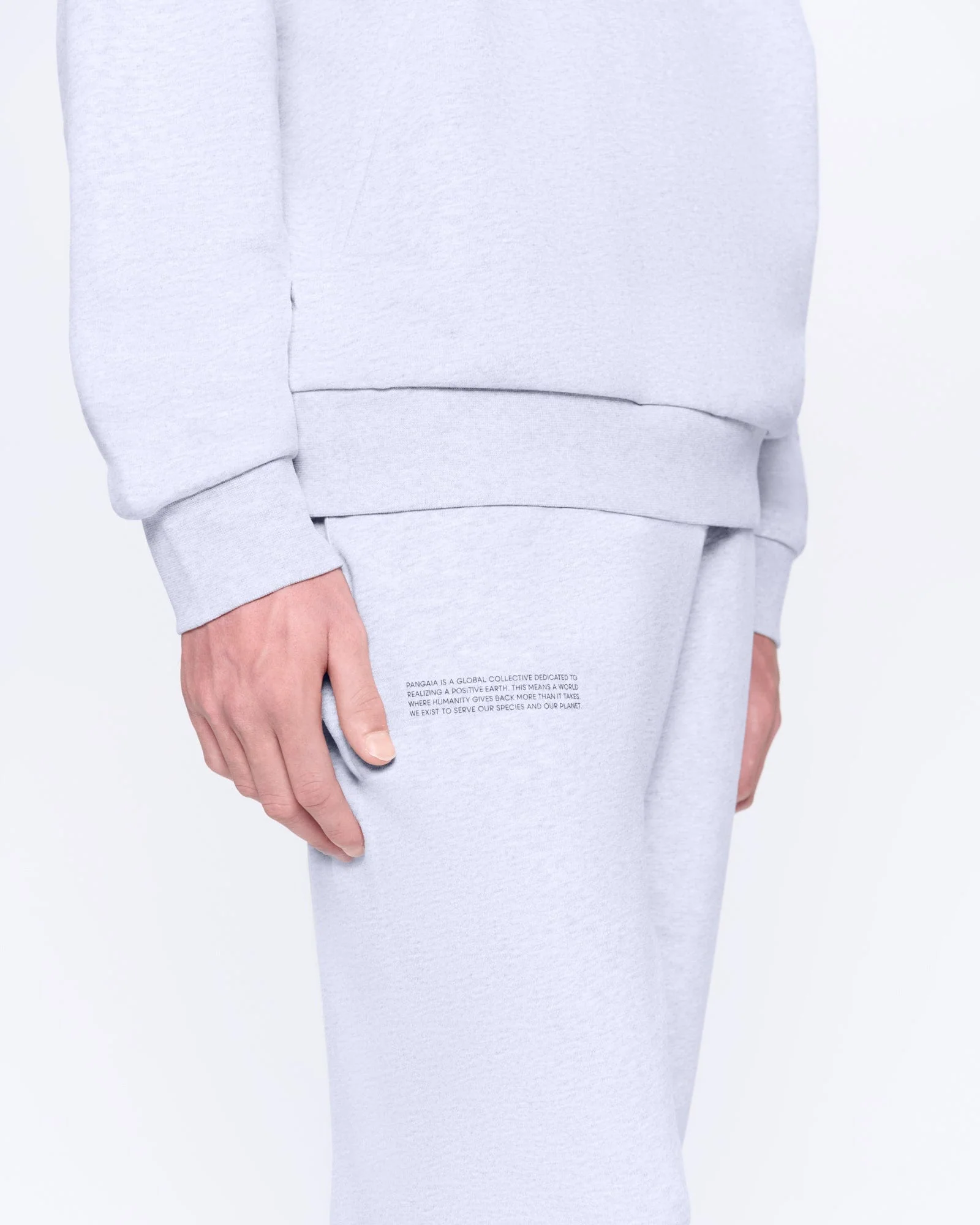 Mens 365 Midweight Track Pants—grey marl - Image 4